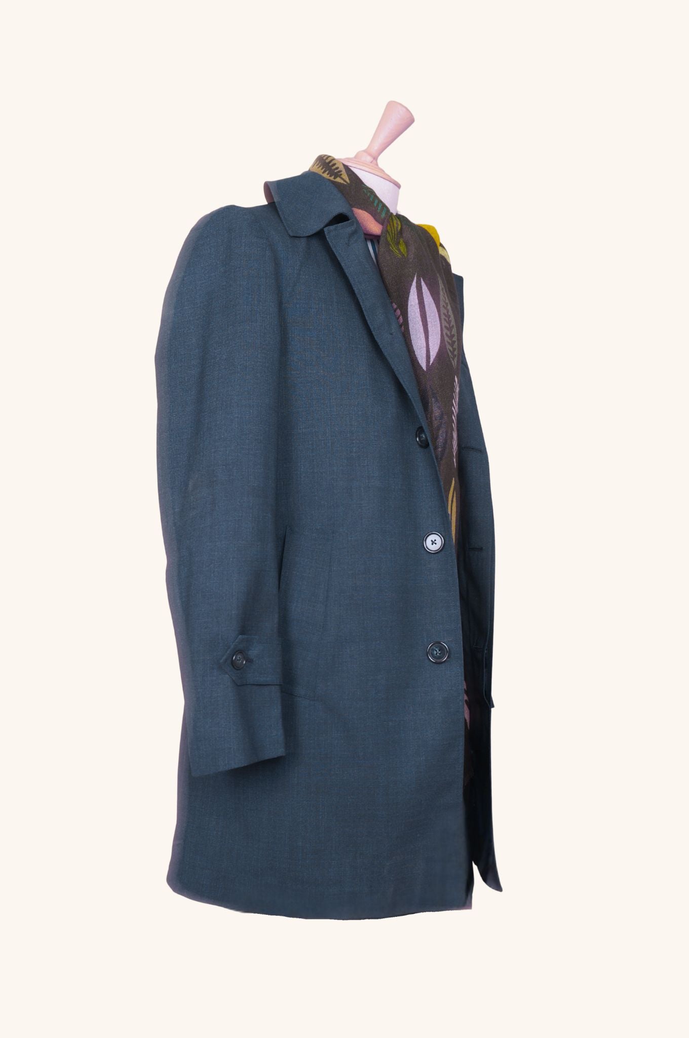 Stefano Bemer Overcoats SV4009 Cappotto Blu Impermeabile