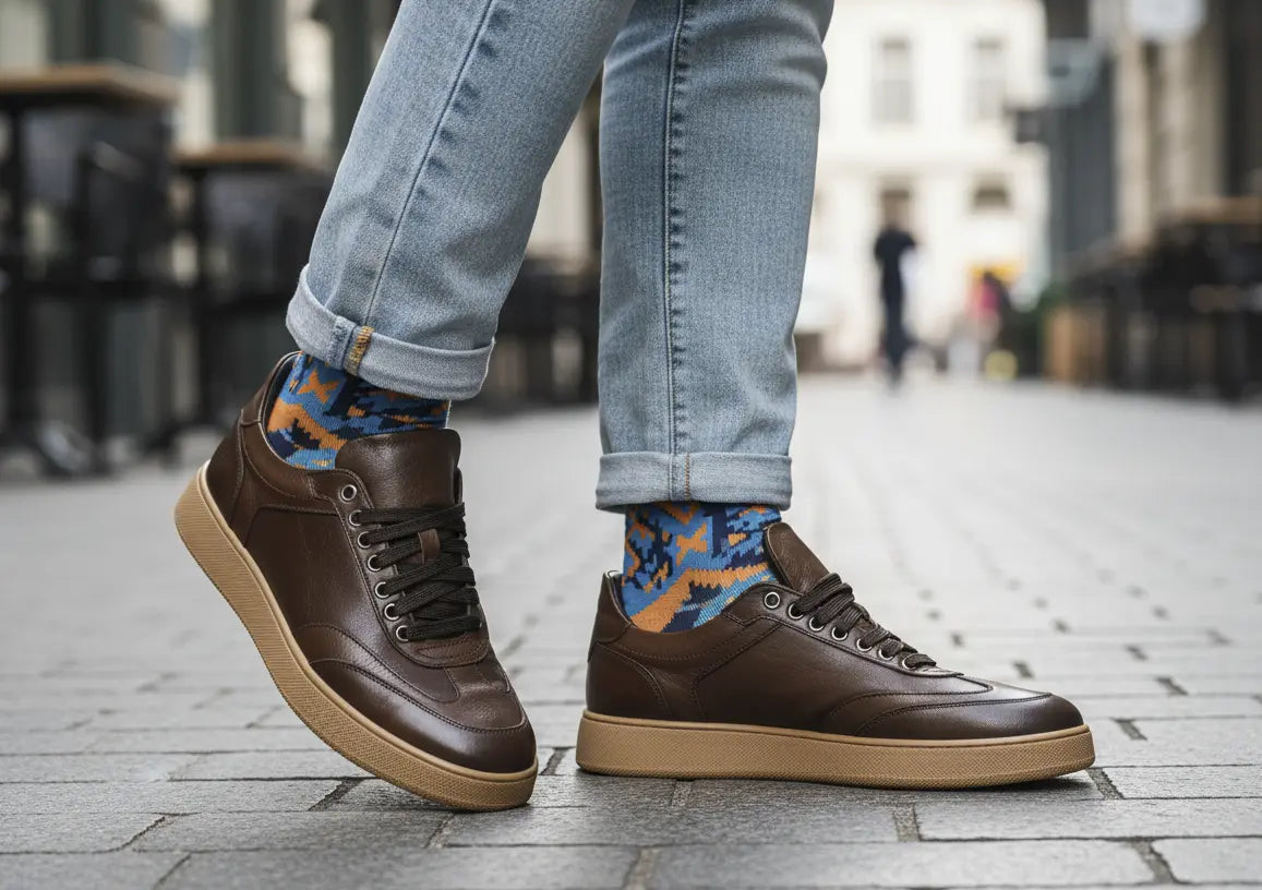 Sandro Barbera B68 Urban Sneaker Marrone Bufalo