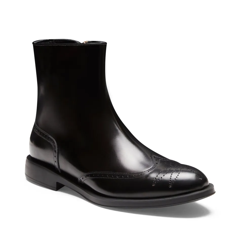 F.lli Rossetti 77292 Stivaletto Brogue Donna Nero Pelle