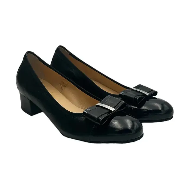Sandro Barbera & Figli 481 Nero Décolleté Donna Camoscio Tacco 3cm