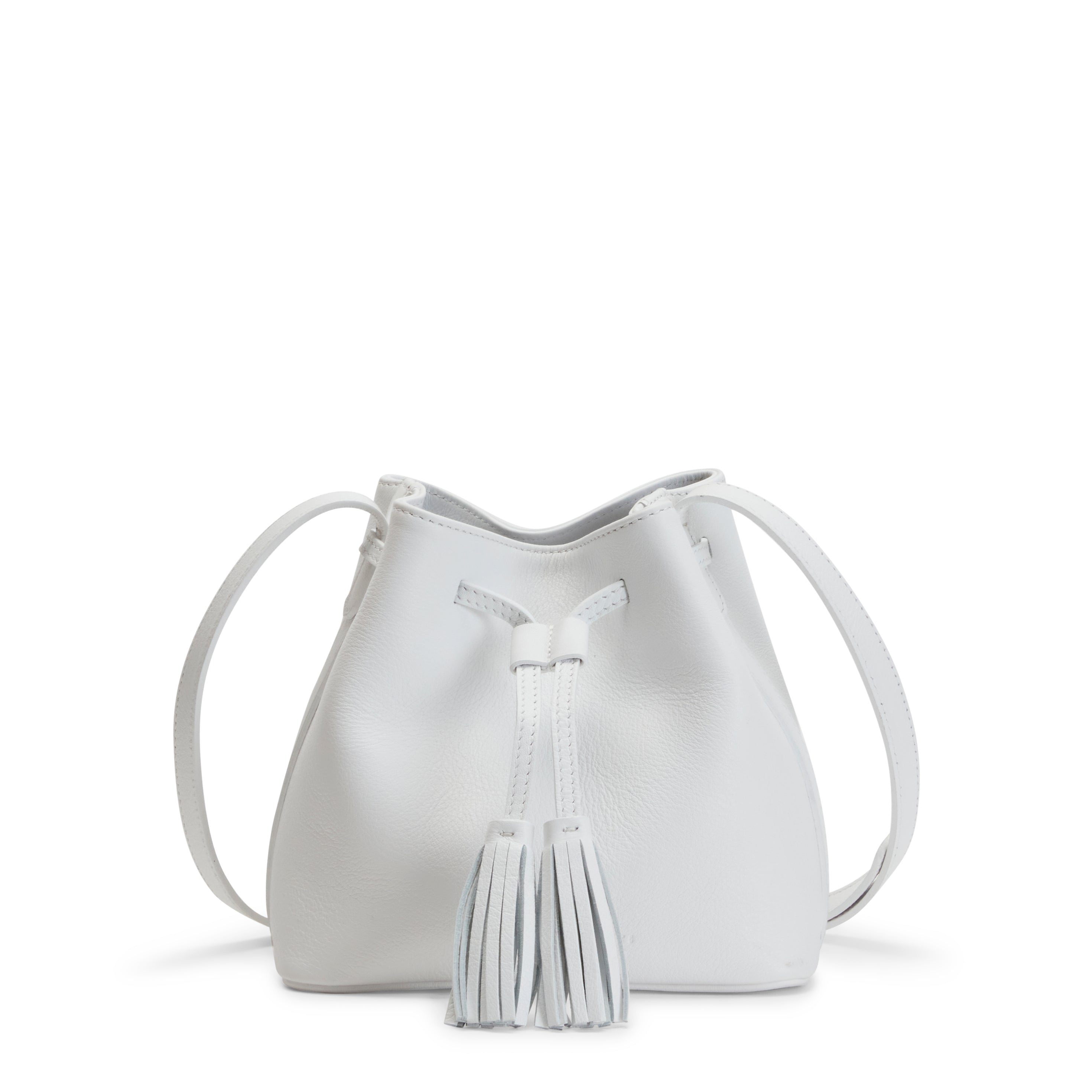 F.lli Rossetti 84730 Bucket Bag Donna Bianca Pelle