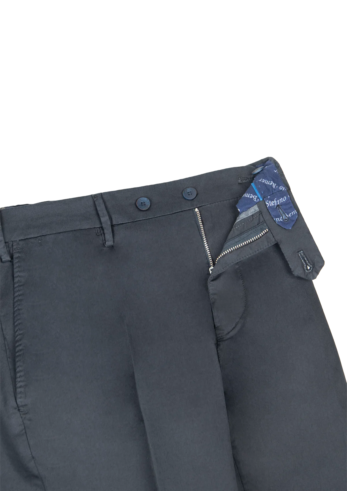 Stefano Bemer Trousers Chino Blu Navy SV3048 Cotone
