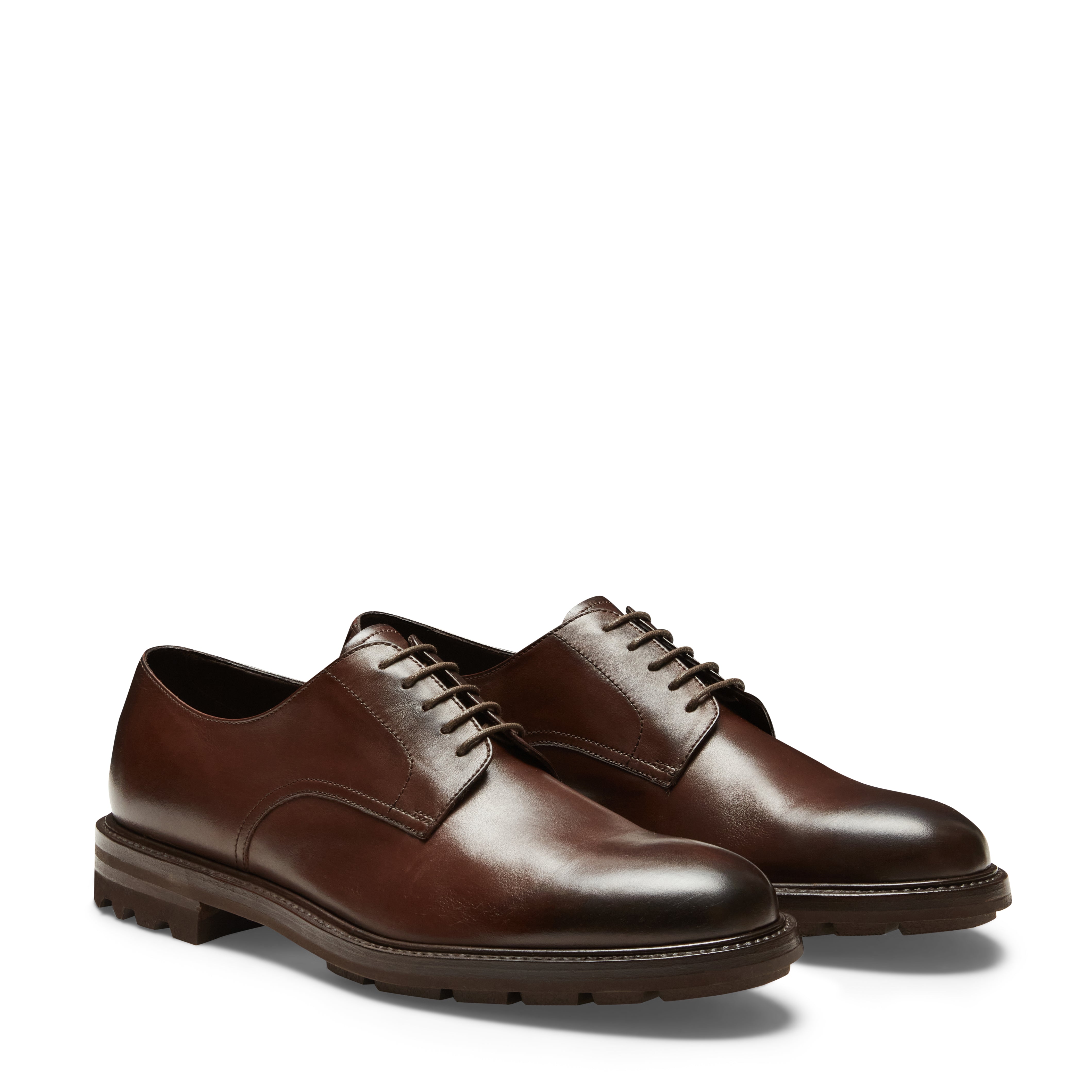 F.lli Rossetti Derby 15305 scarpe uomo mandorla pelle