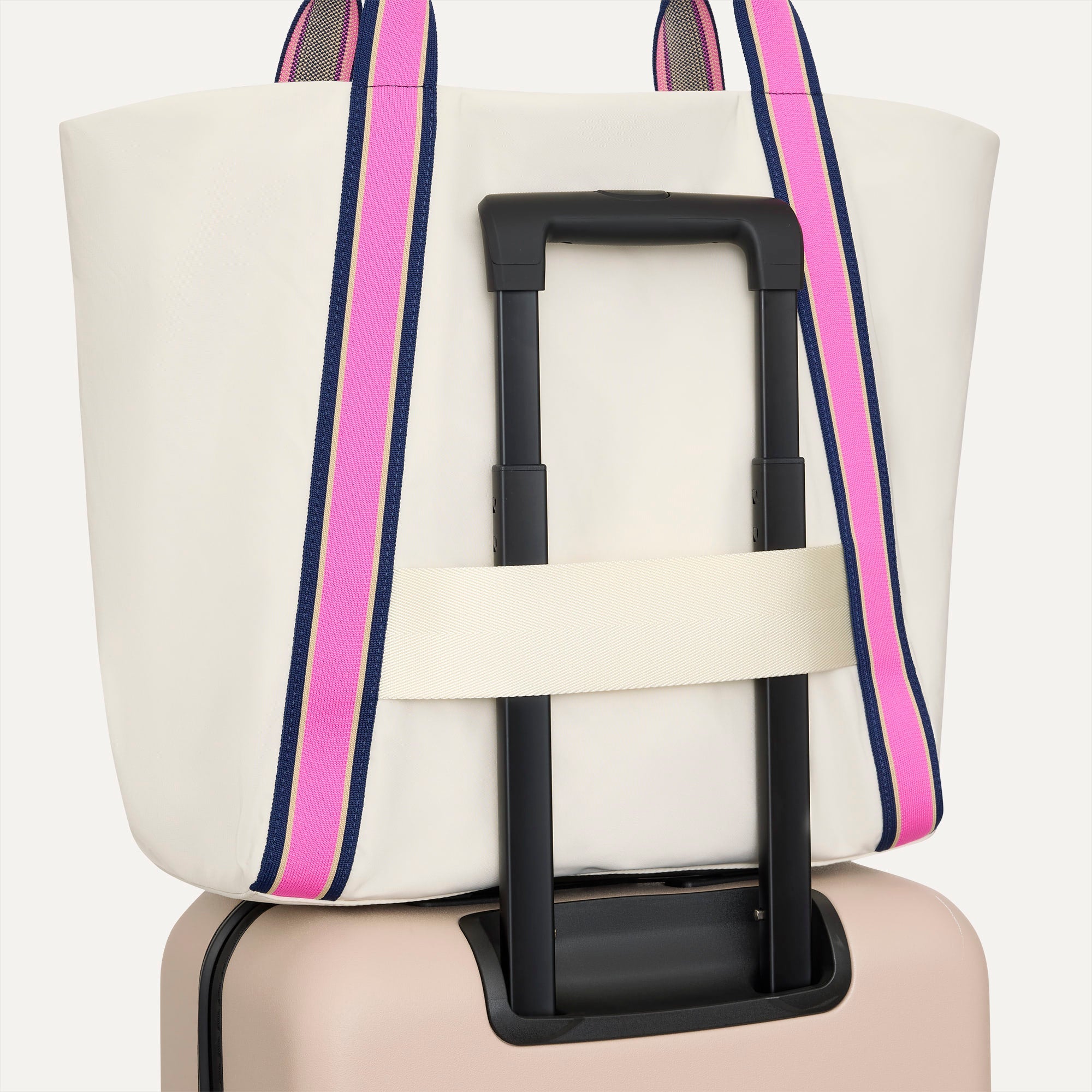 Rothy's The Travel Tote borsa viaggio Optic avorio porta laptop 16"