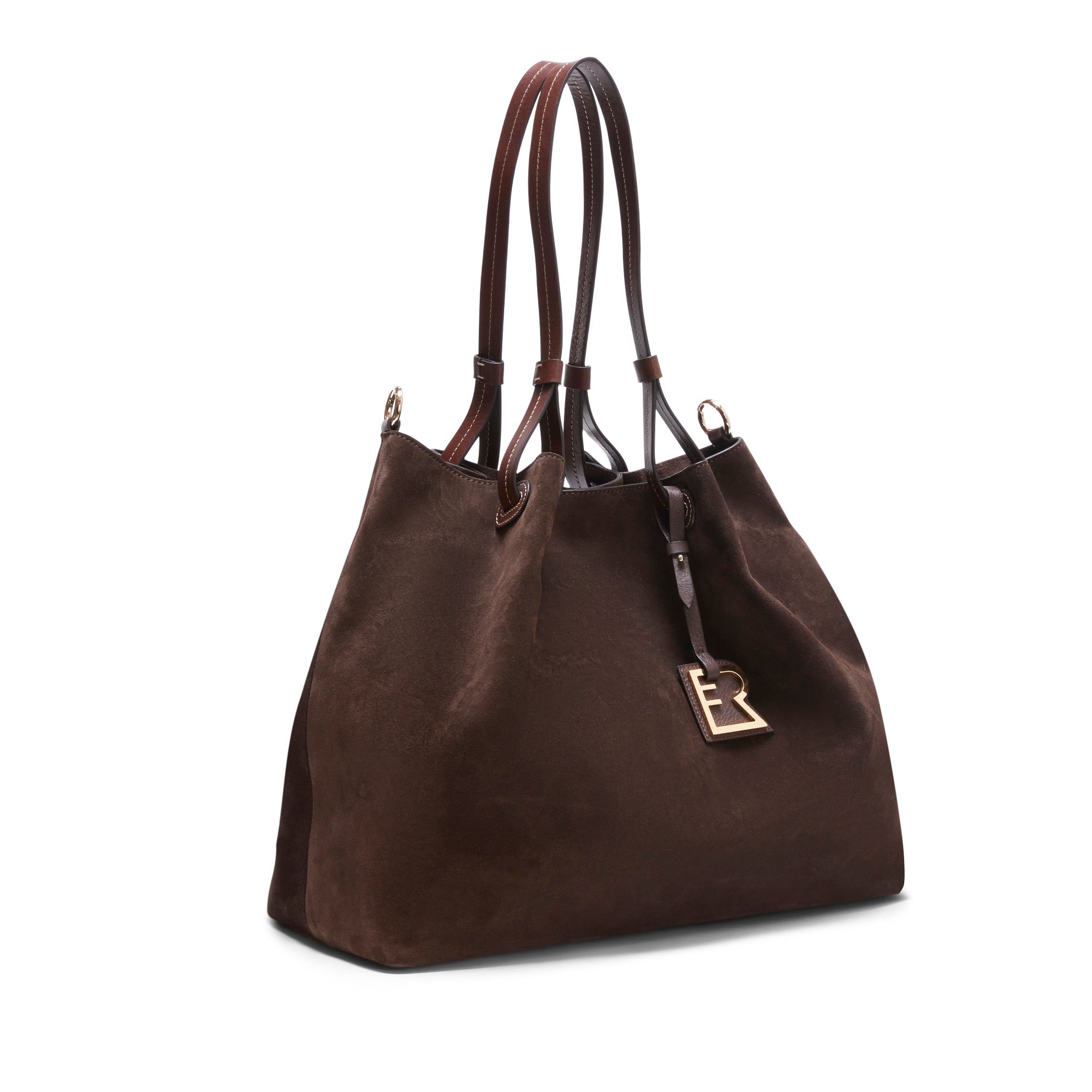 F.lli Rossetti Royal Tote Borsa Donna Camoscio Cacao