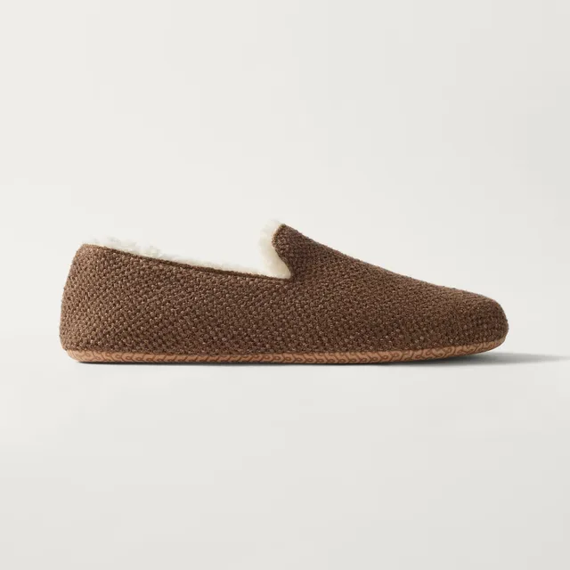 Rothy's The Teddy pantofole uomo Cocoa Spice calde