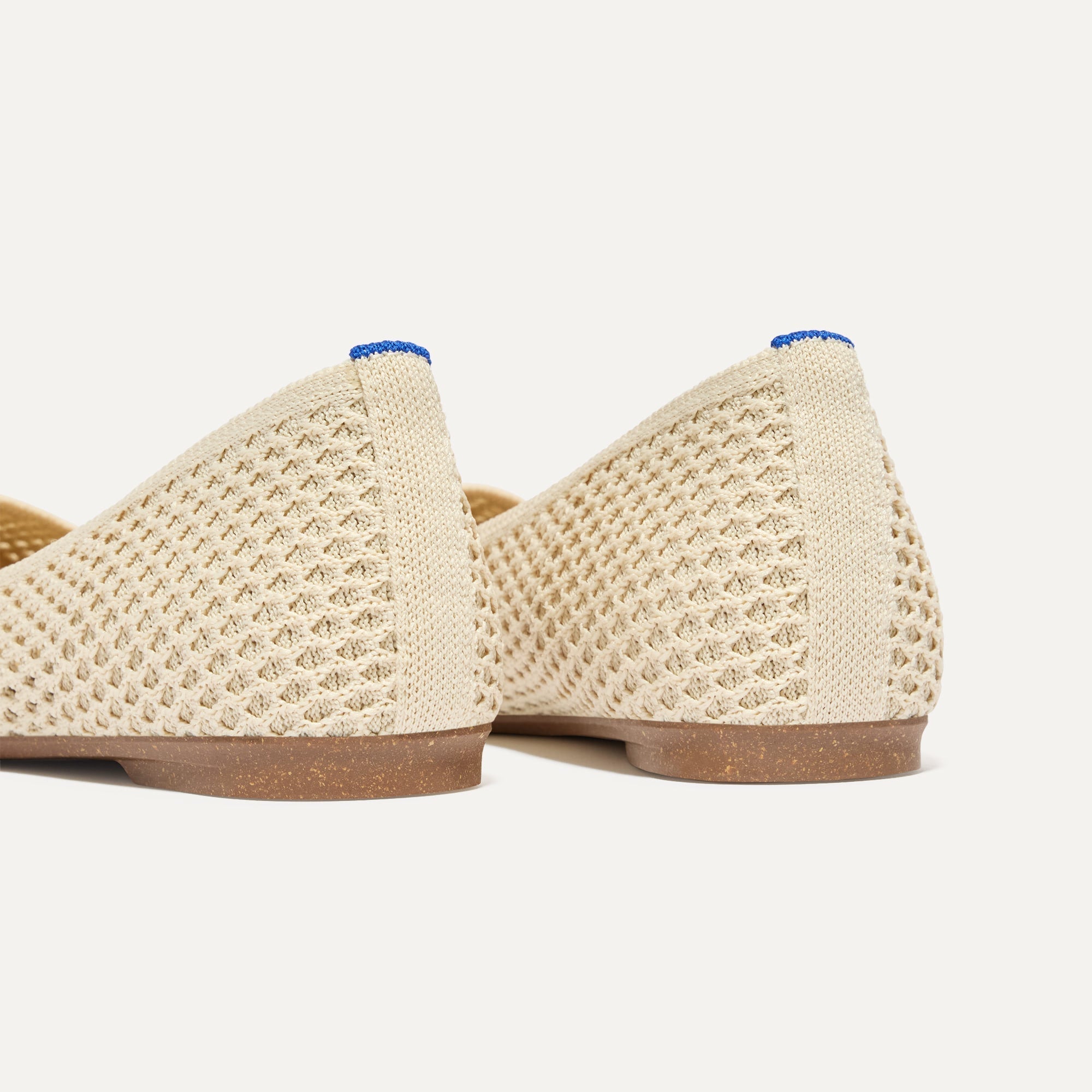 Rothy's The Max Square ballerine donna Off White Mesh avorio