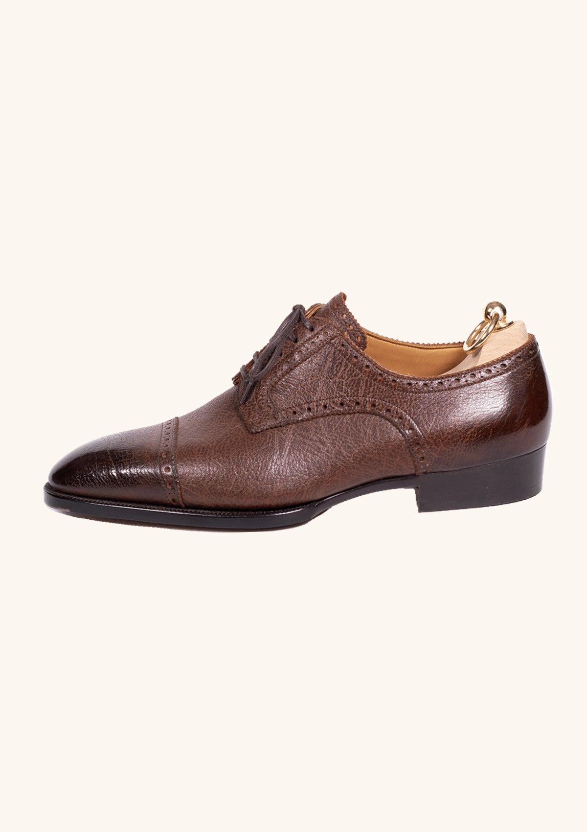 Stefano Bemer Derbies T5450 scarpe kudu marrone 40.5