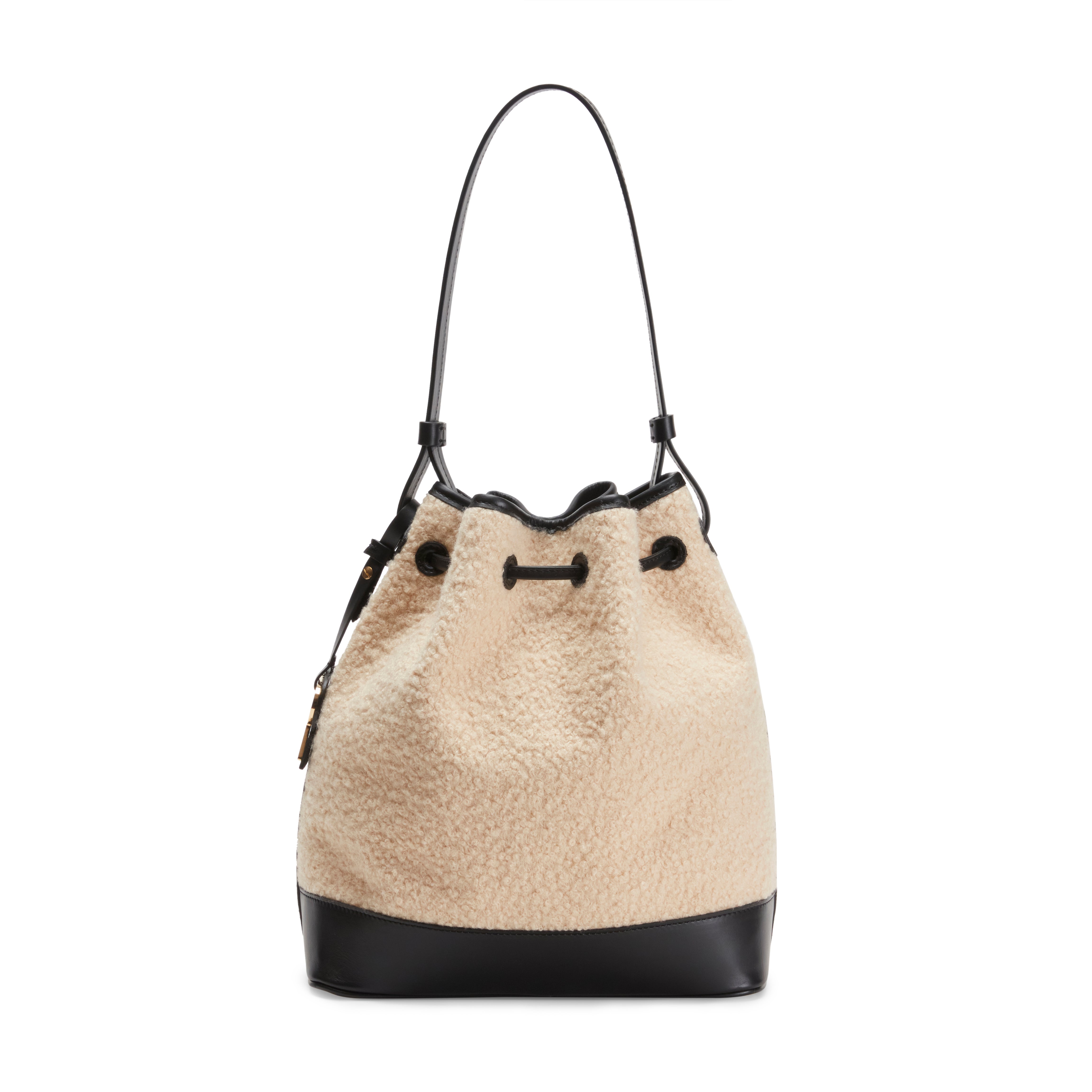 F.lli Rossetti Royal 84895 Borsa Secchiello Avorio Nero