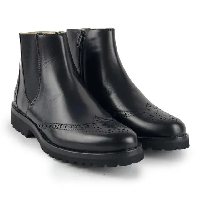 Sandro Barbera 749 stivaletto donna nero EU 35 vitello Vibram
