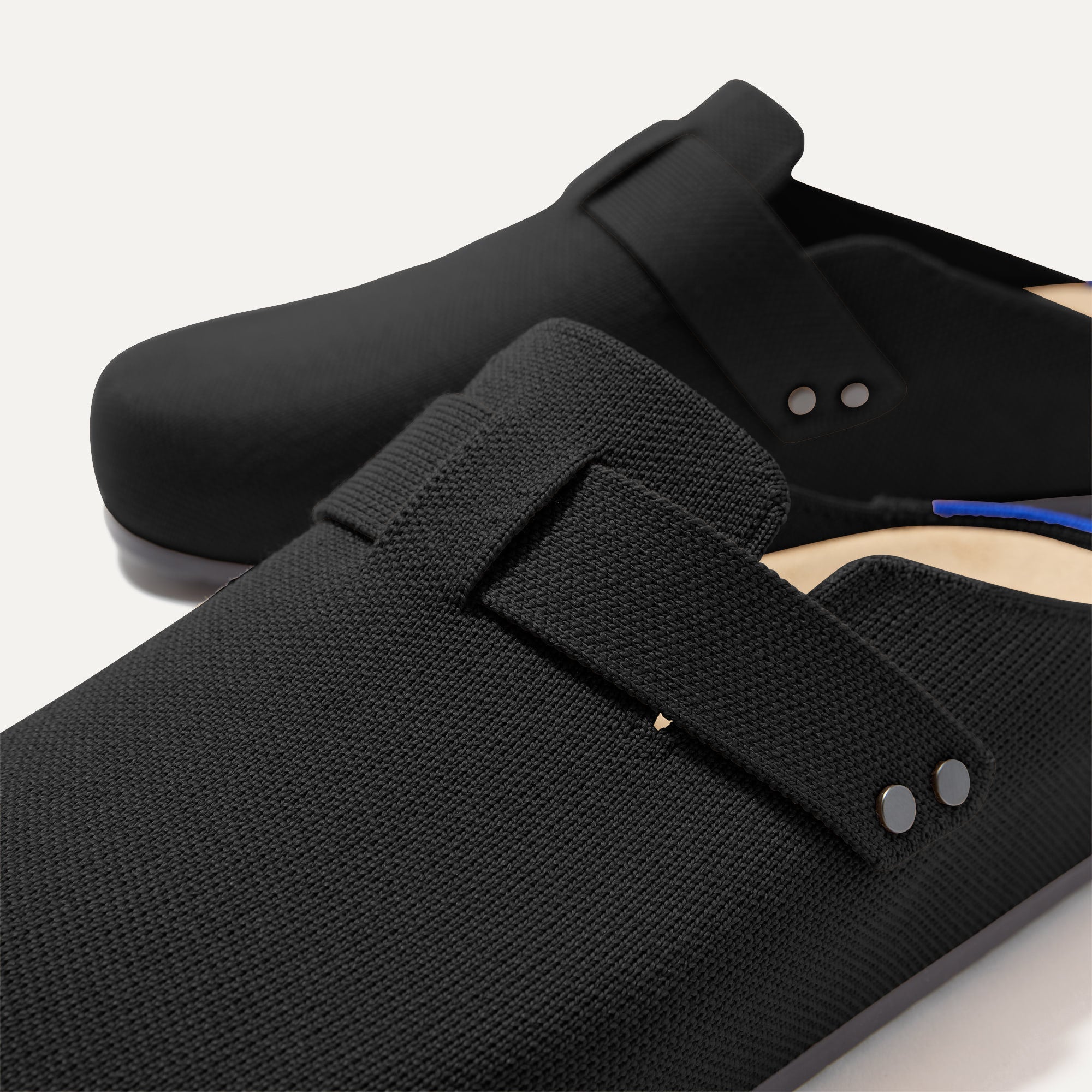 Rothy's The Men's Clog zoccoli uomo Soft Black in lana merino