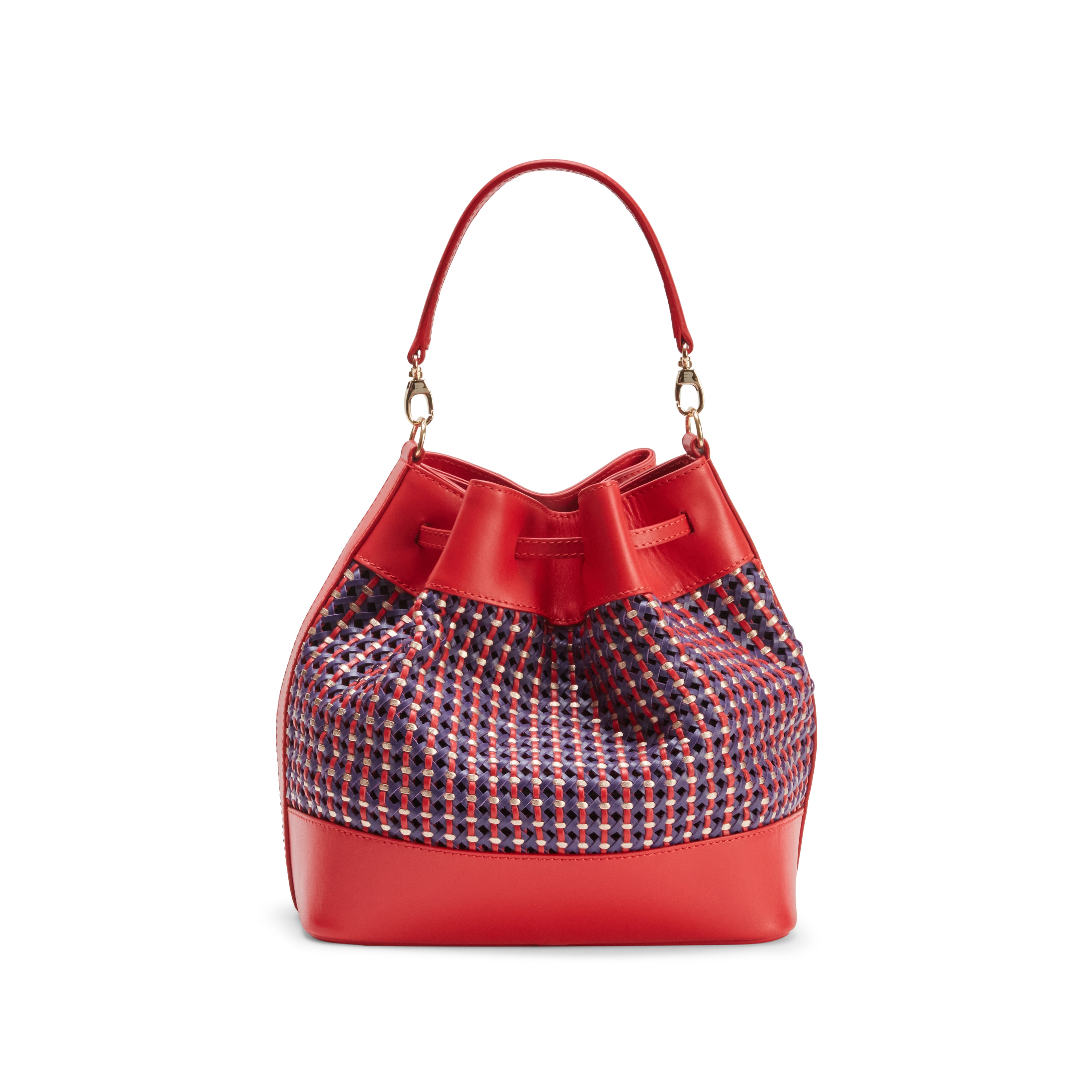 F.lli Rossetti Bucket 84754 borsa donna rosso intreccio