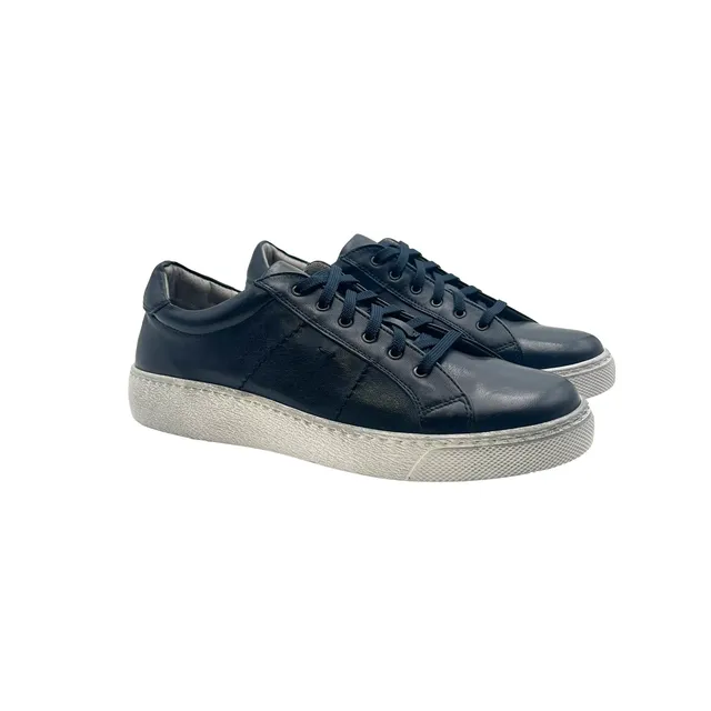 Sandro Barbera Owilde 1467 Sneaker Uomo Blu Pelle