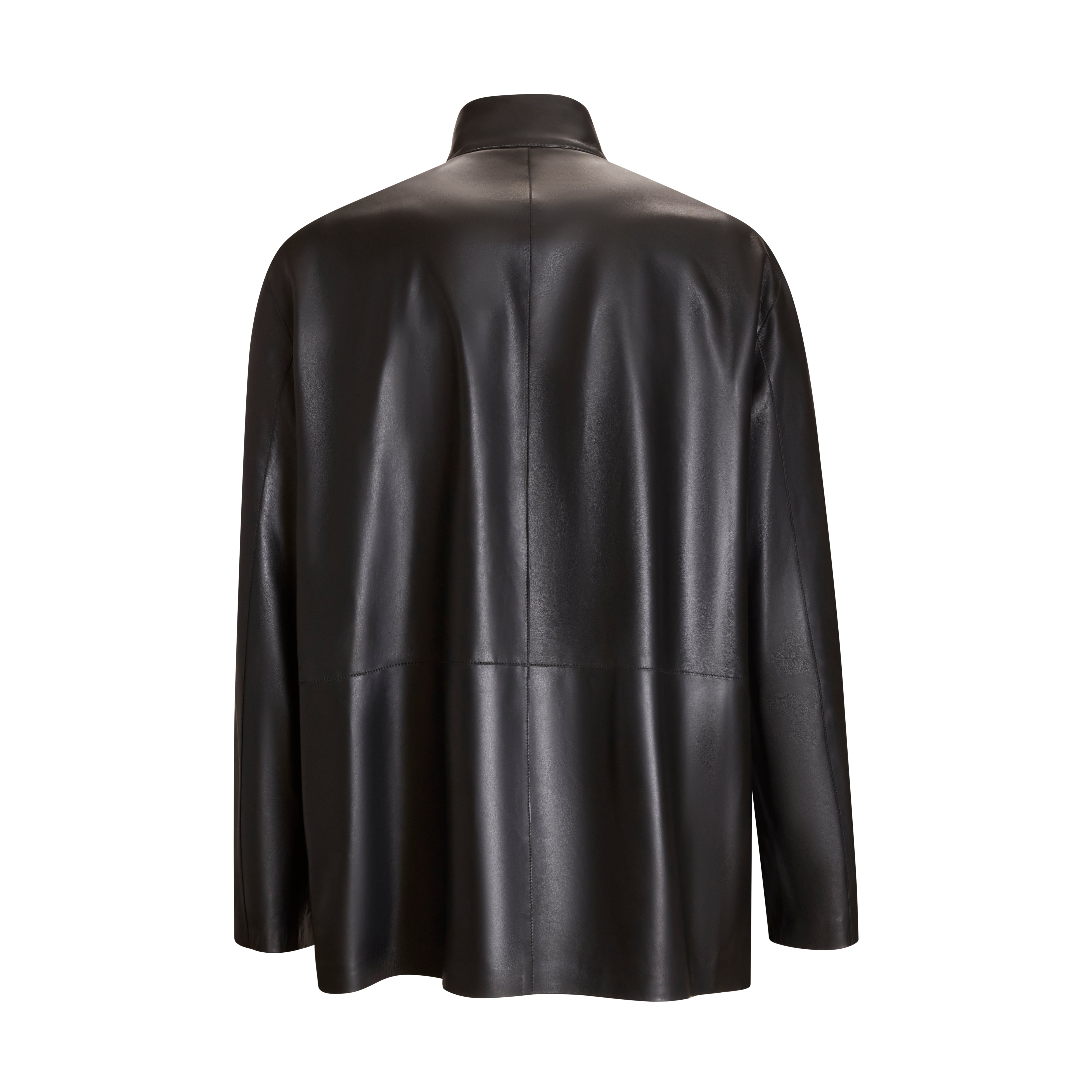 F.lli Rossetti 99797 Caban Pelle Uomo Nero Nappa
