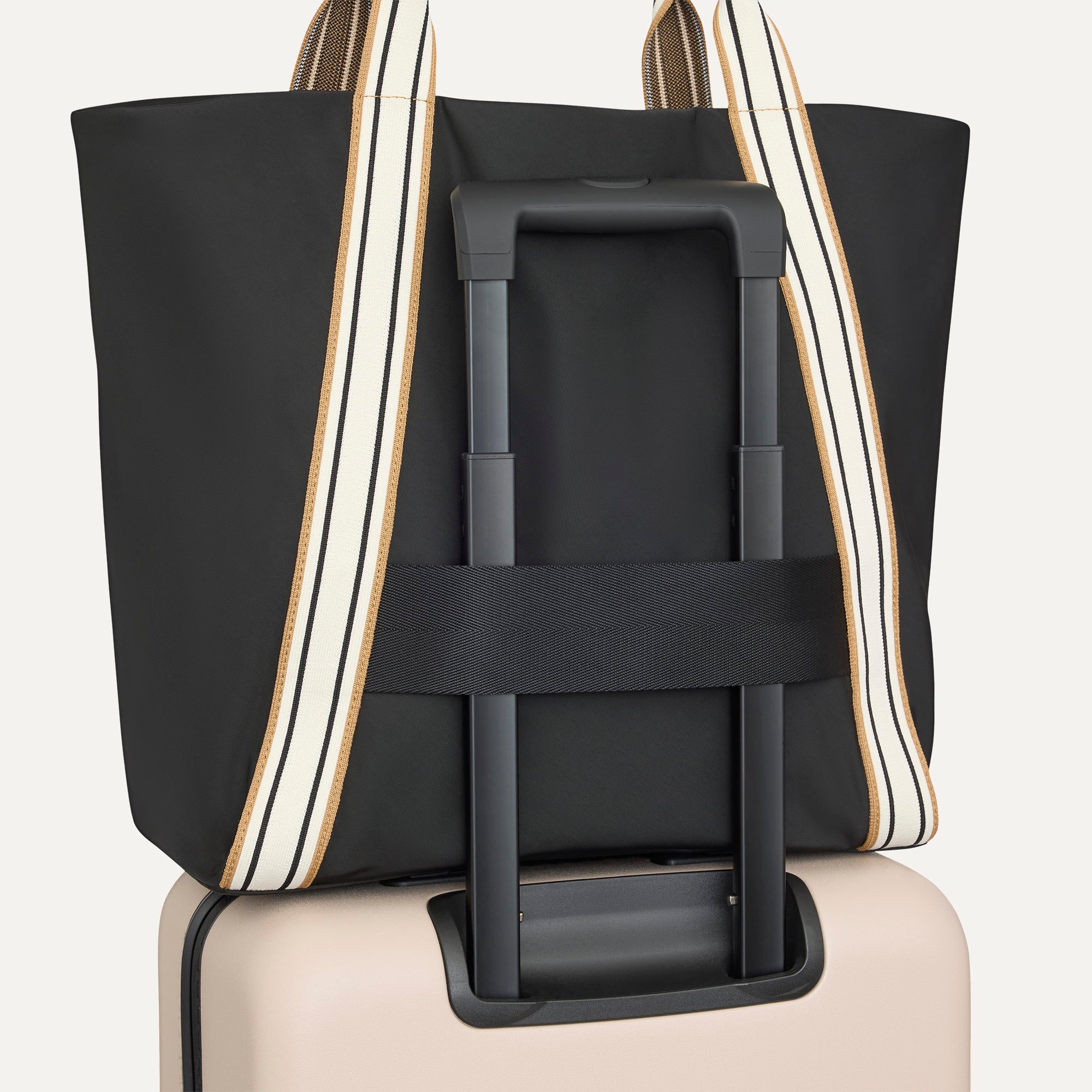 Rothy's The Travel Tote borsa viaggio Ink nera laptop 16"