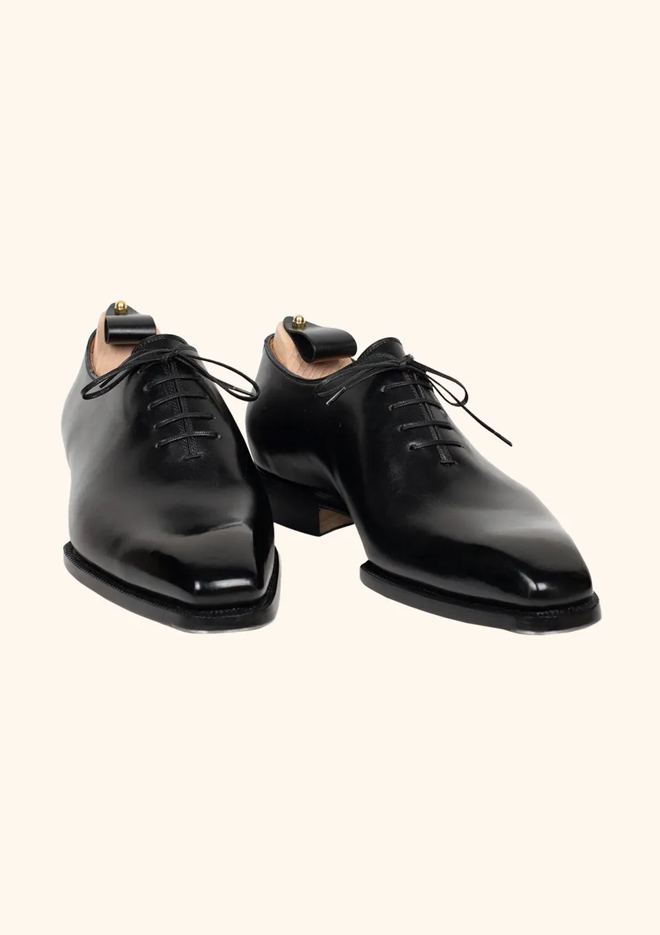 Stefano Bemer Oxfords T6303 scarpe wholecut pelle nera 42