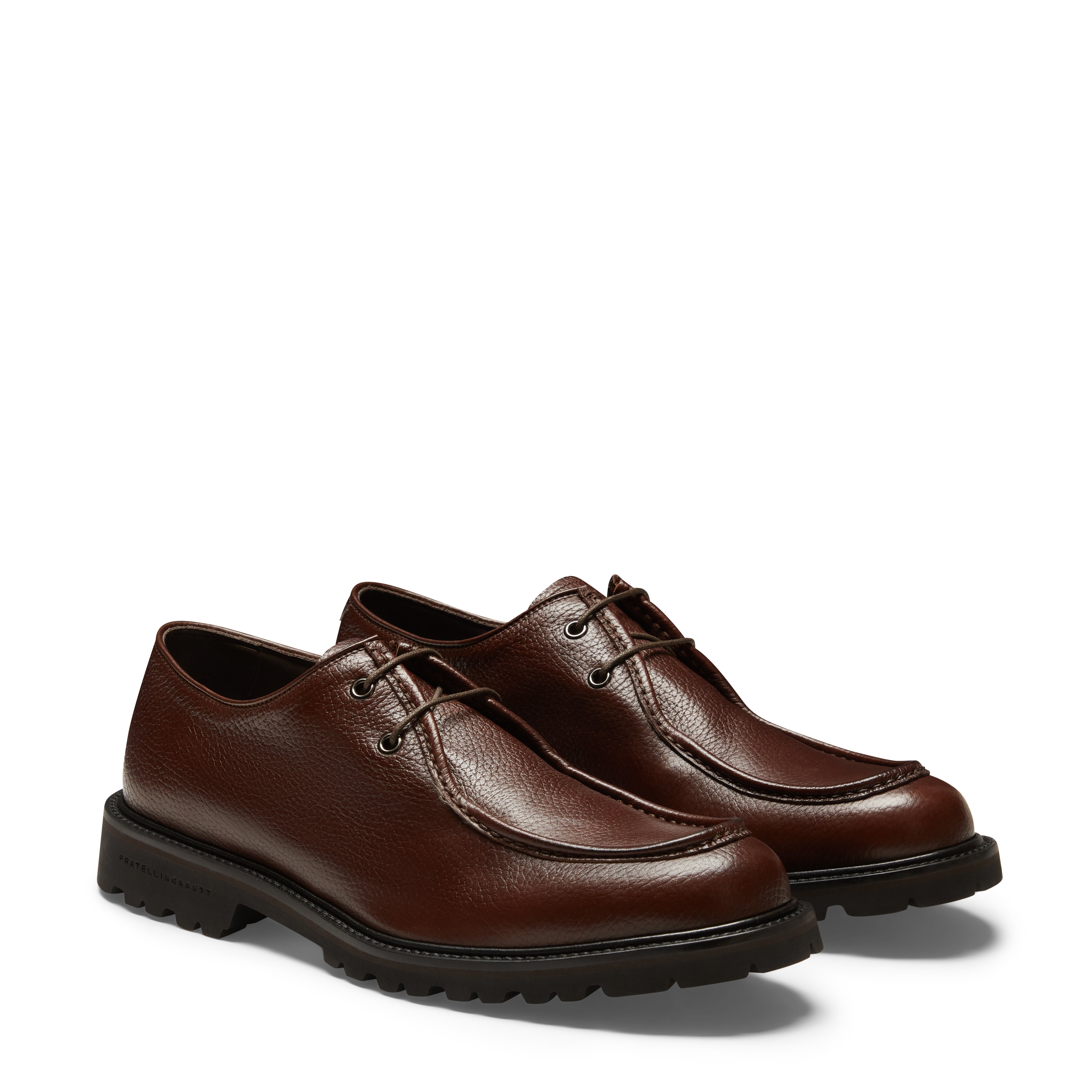 F.lli Rossetti 47481 stringata derby uomo moro carrarmato