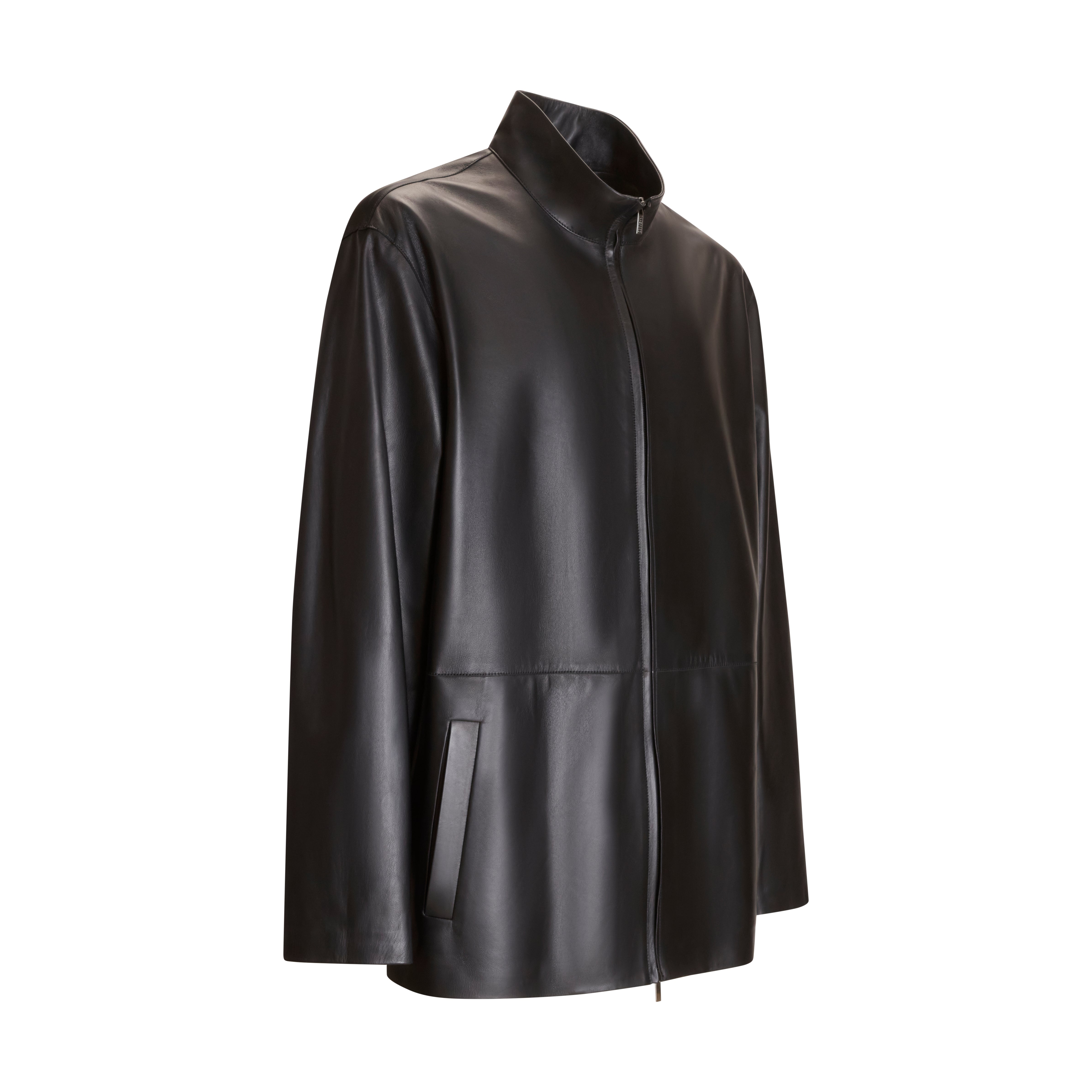 F.lli Rossetti 99797 Caban Pelle Uomo Nero Nappa