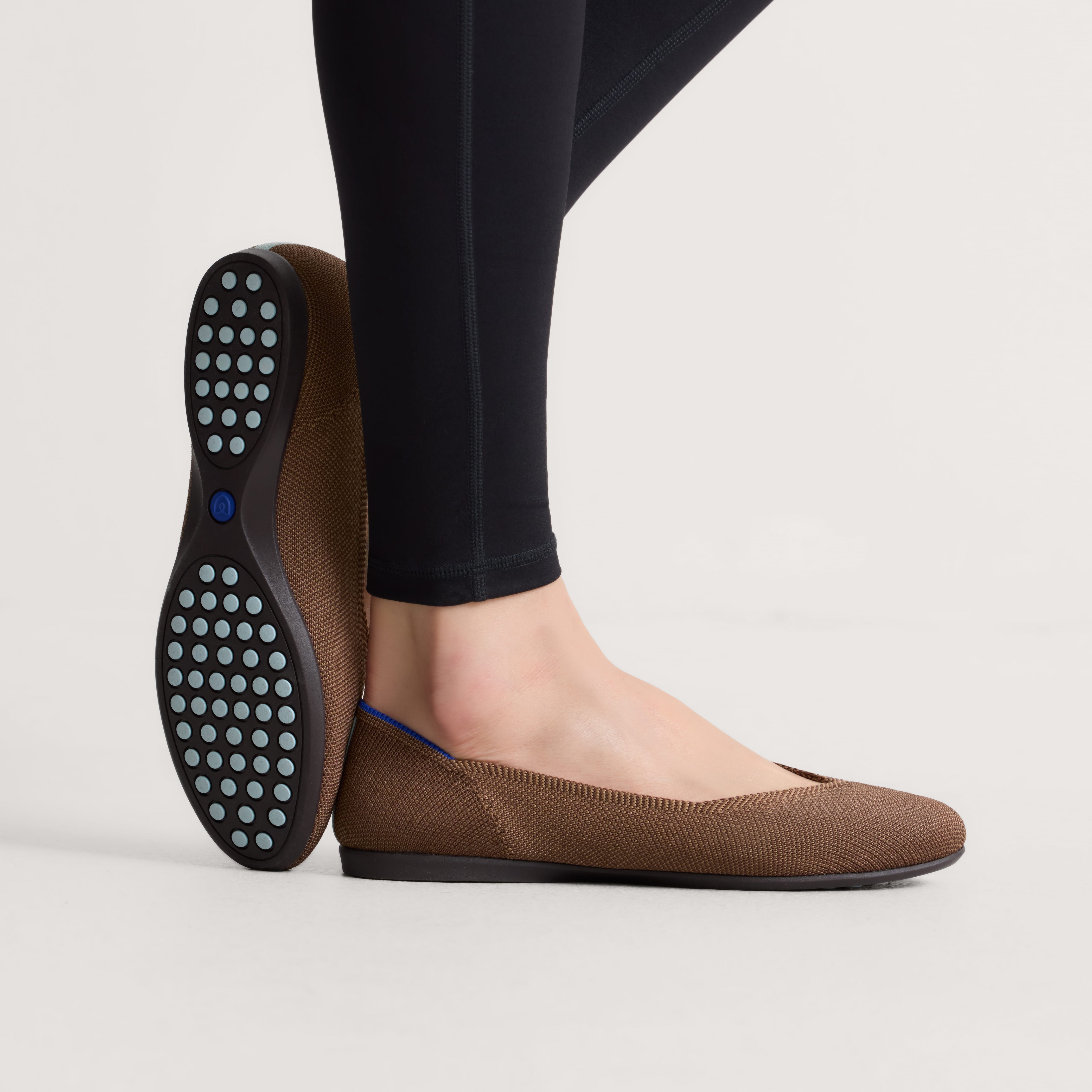 Rothy's The Daily Flat ballerine Minx marrone comode