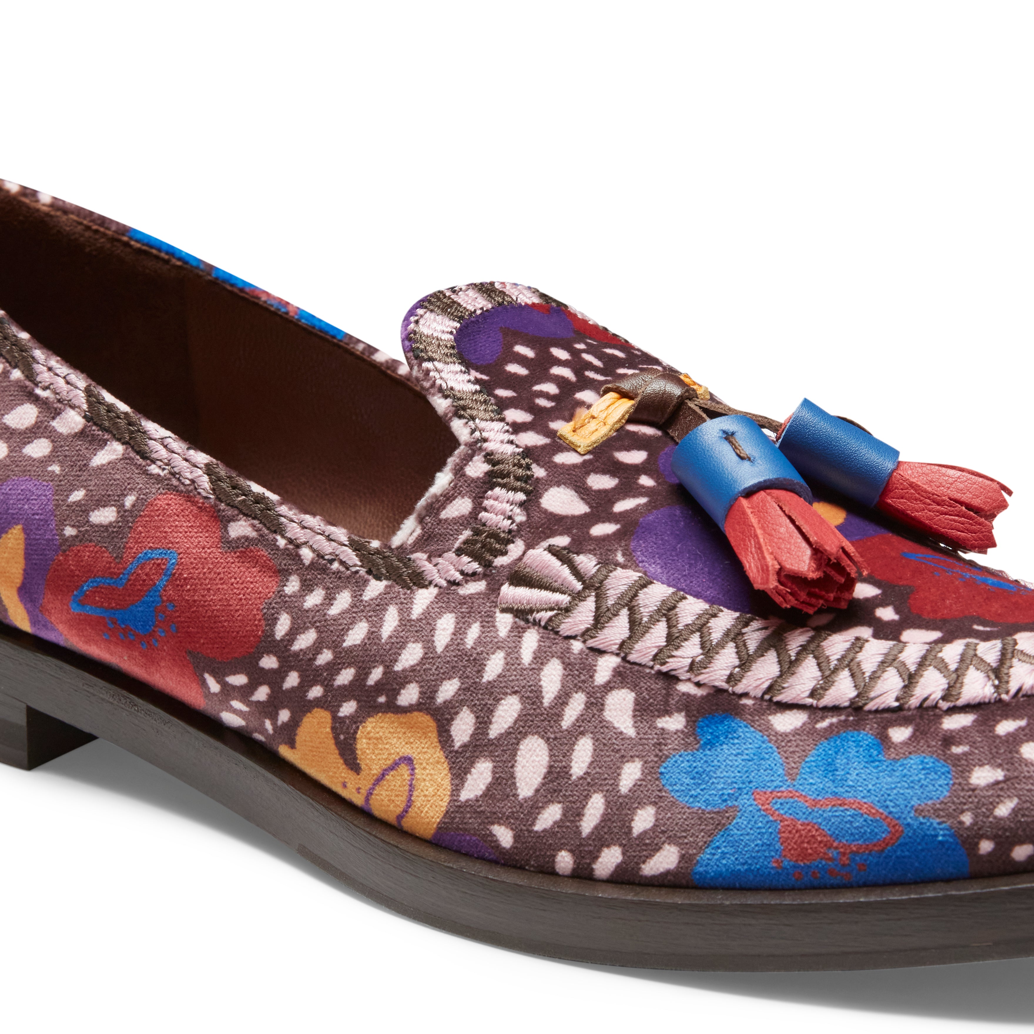 F.lli Rossetti Brera 68367 mocassino bordeaux ricamato