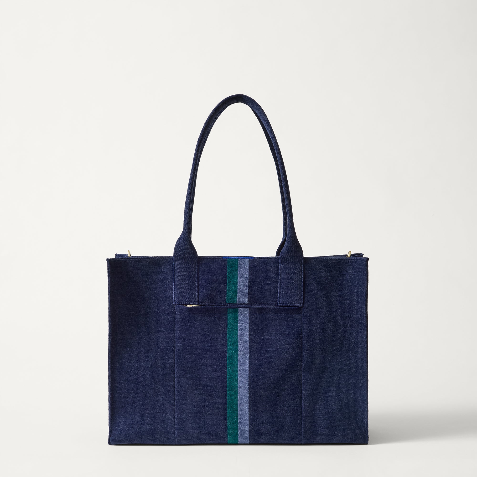 Rothy's Classic Tote tote bag ReVelvet Peacock blu verde