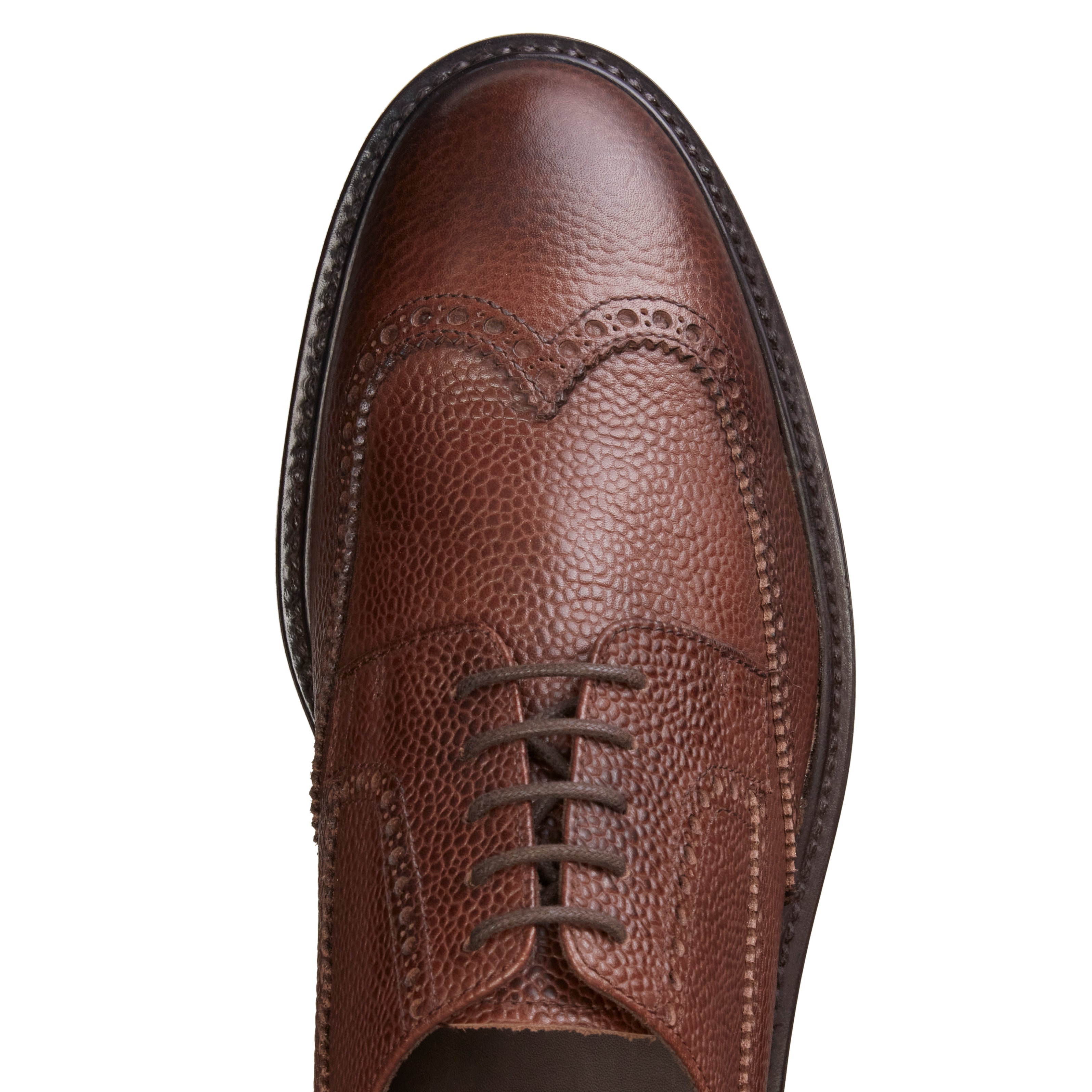 F.lli Rossetti 15307 stringata derby uomo mandorla brogue