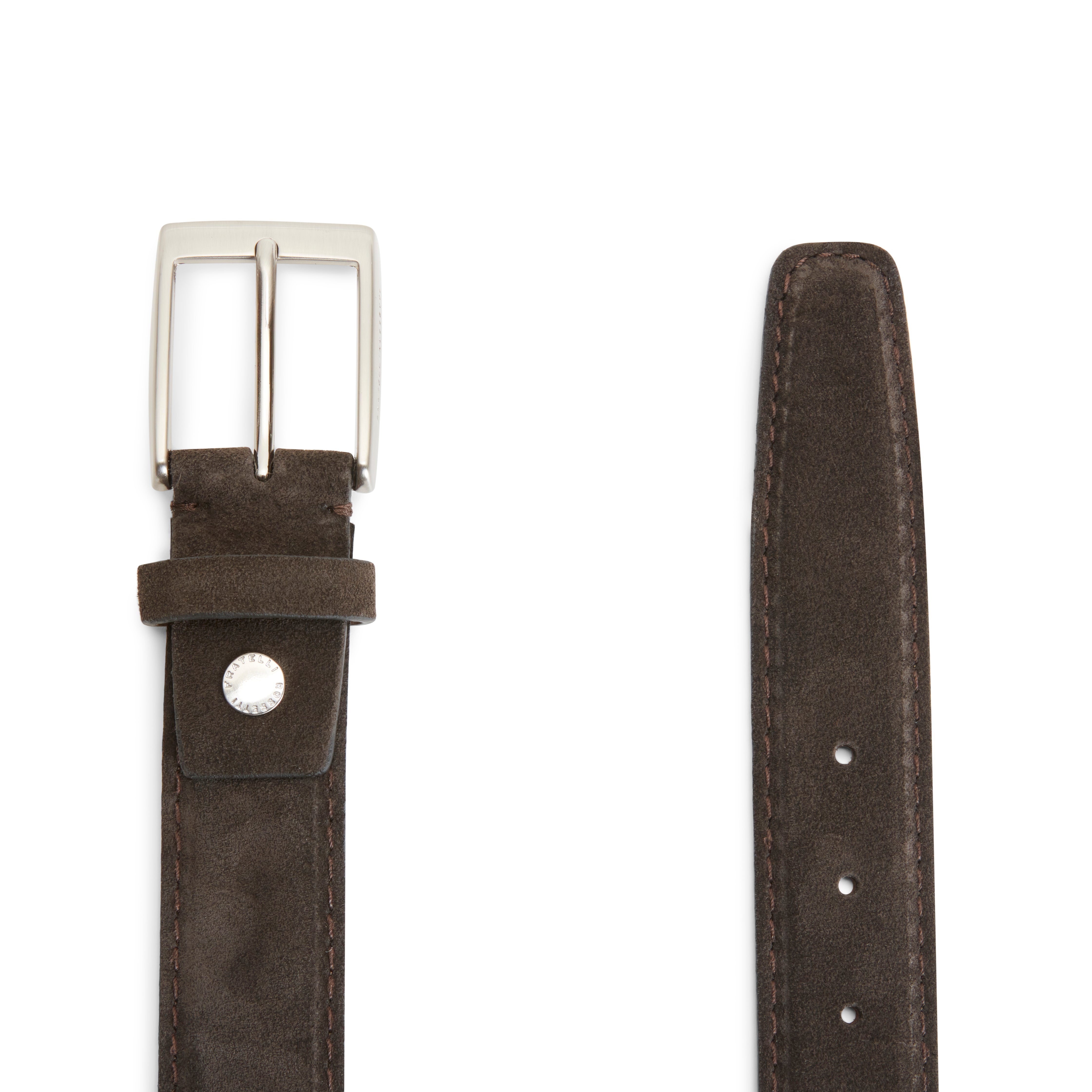 F.lli Rossetti Cintura uomo ebano in suede