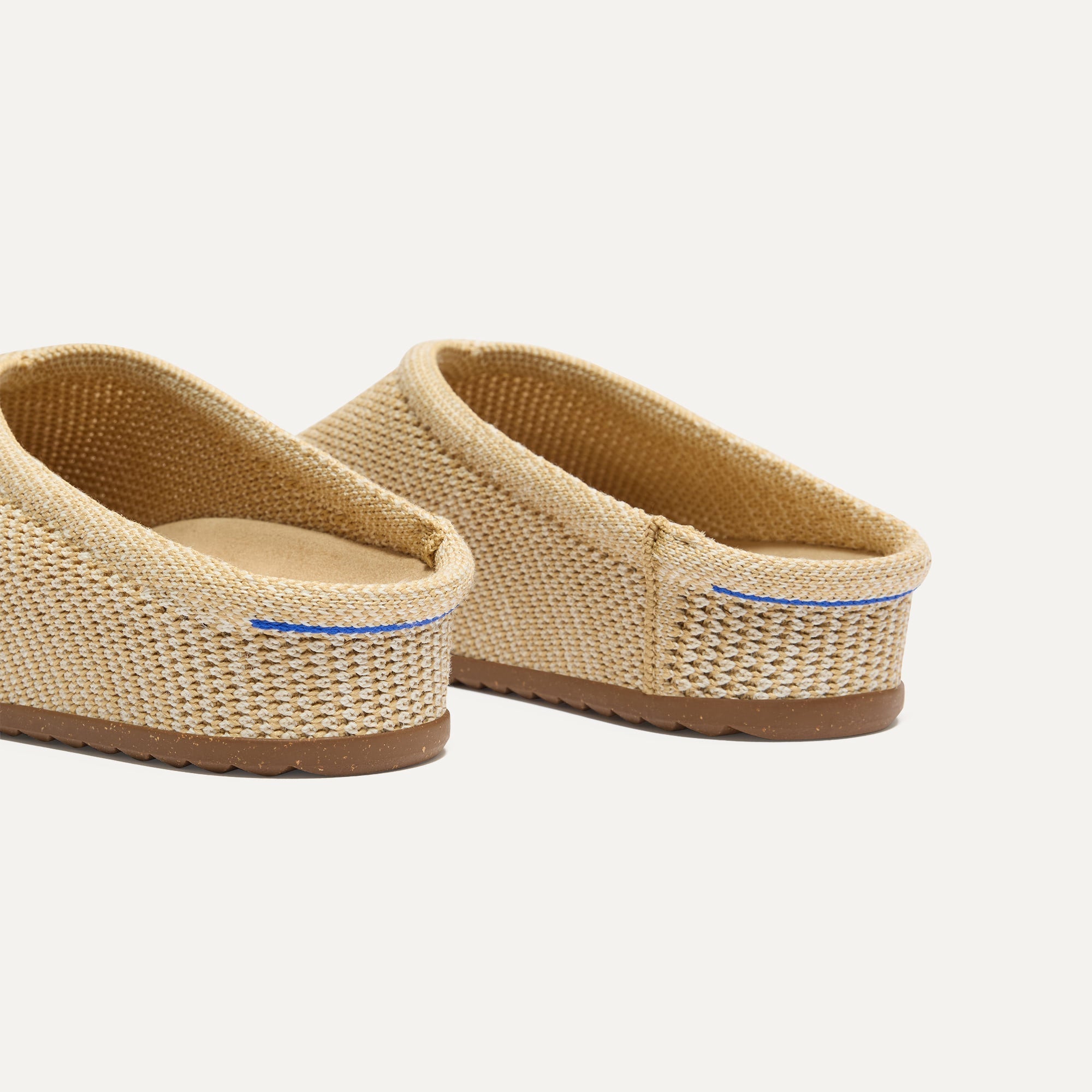 Rothy's The Casual Clog zoccoli donna Pelican rafia beige