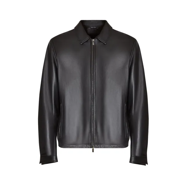 F.lli Rossetti 99785 Giubbino Nappa Uomo Nero con Zip