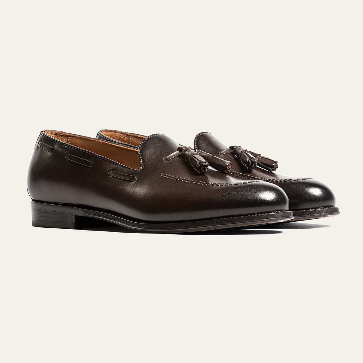 Dellovo Chiaiolella mocassini uomo cognac pelle