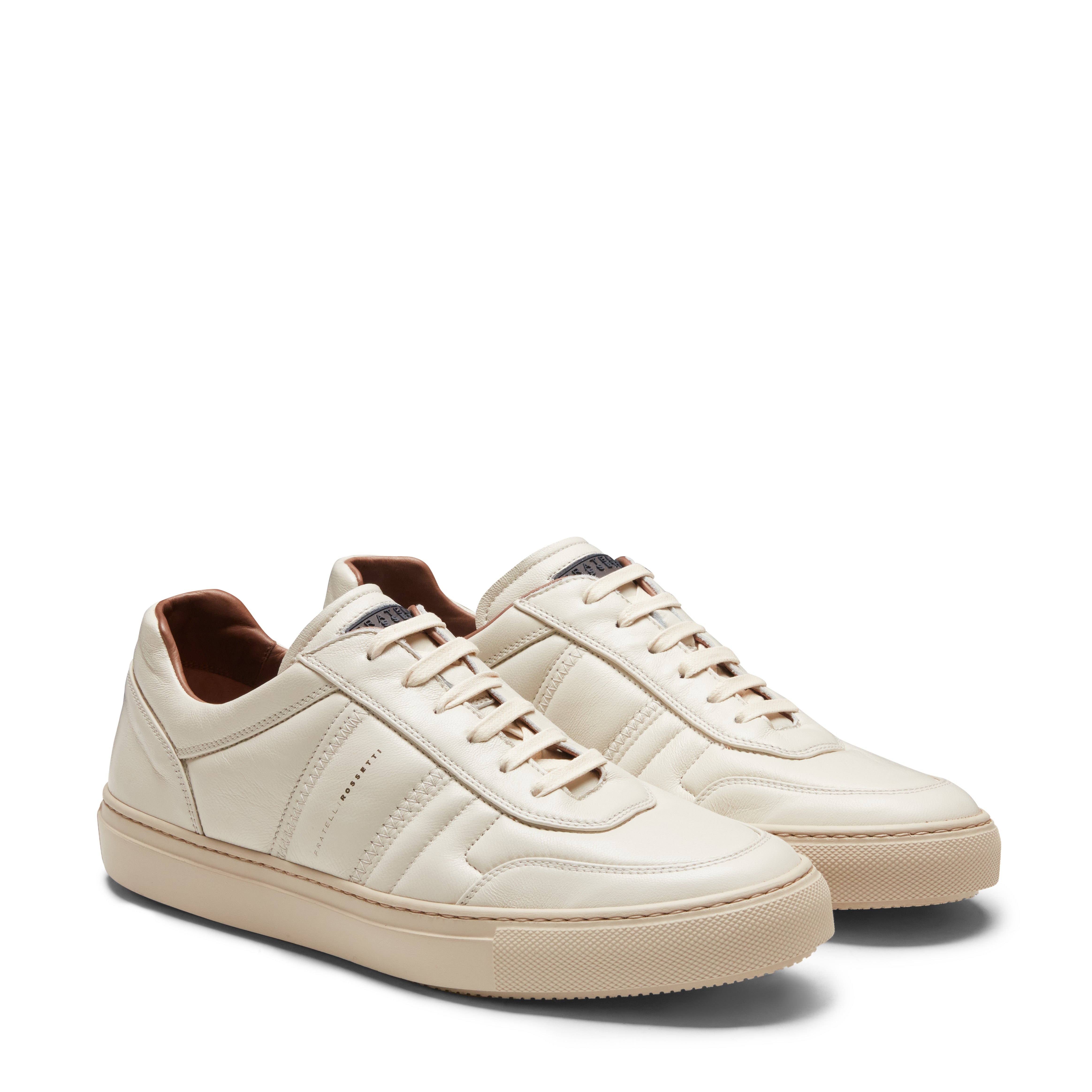F.lli Rossetti One 47372 sneaker pelle uomo latte