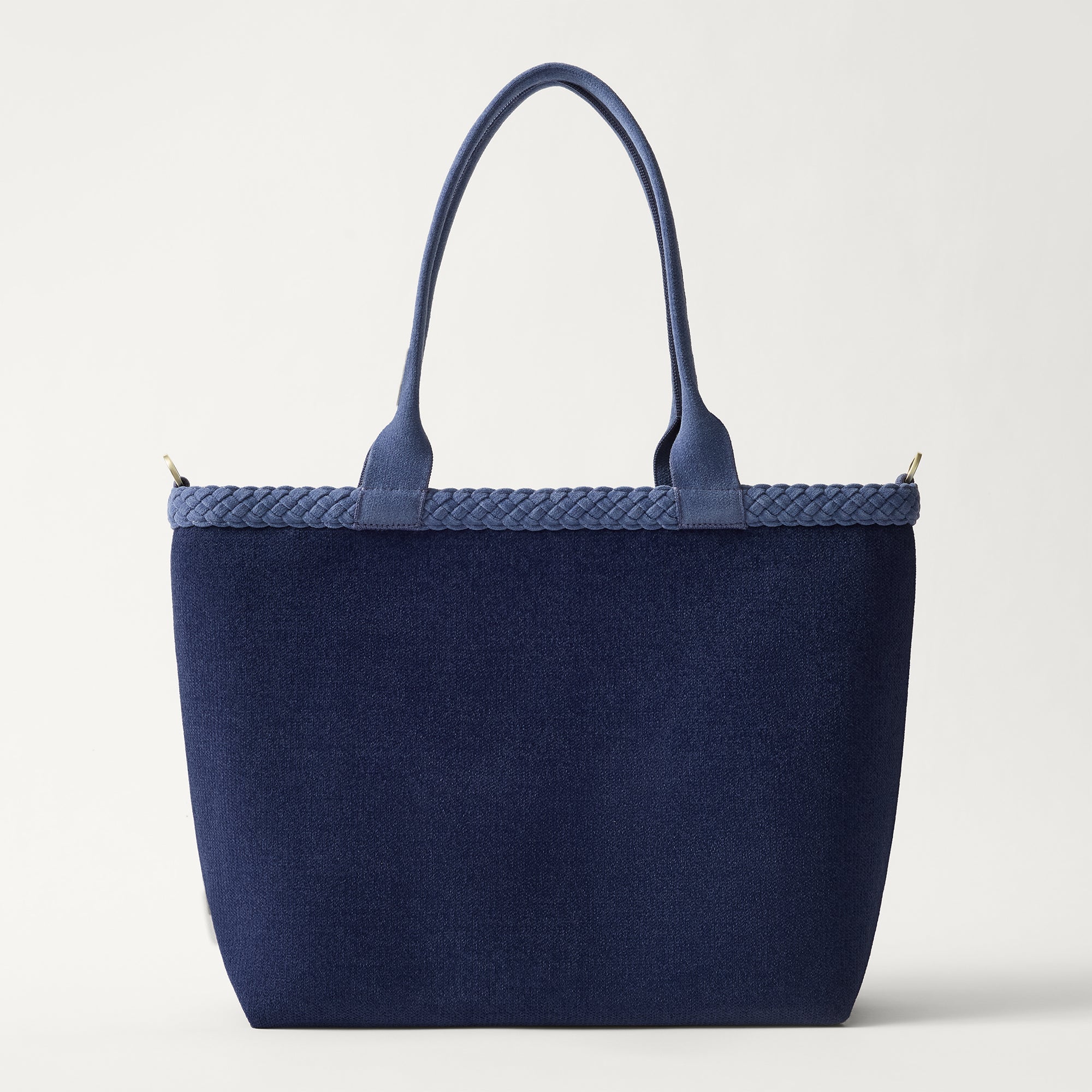 Rothy's Lightweight Zip Tote shopper Deep Navy con zip