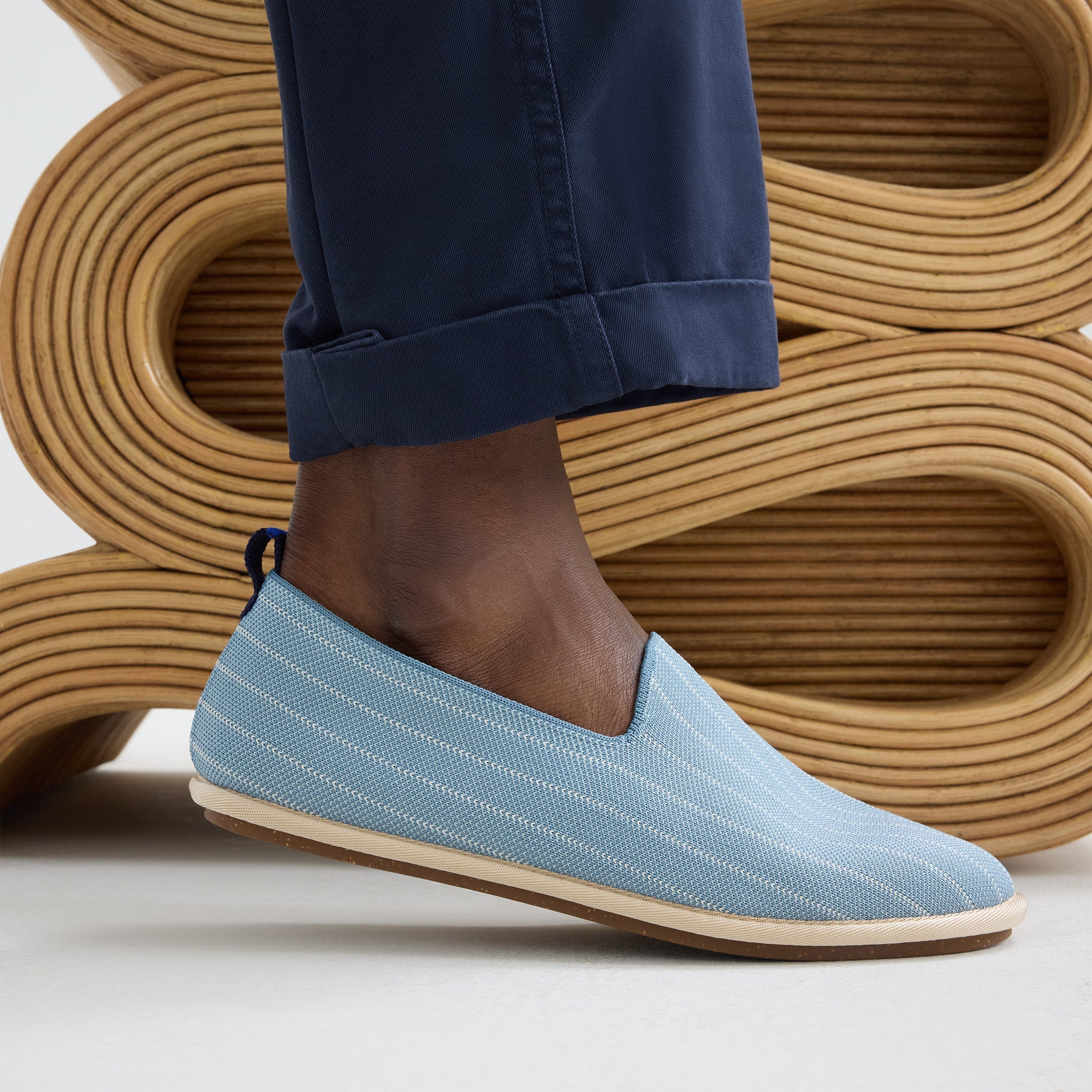 Rothy's The Men's Cruiser Loafer mocassini Tidal Stripe righe