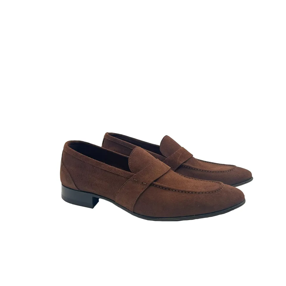 Sandro Barbera & Figli 2828 Mocassino Suede Brown Sfoderato