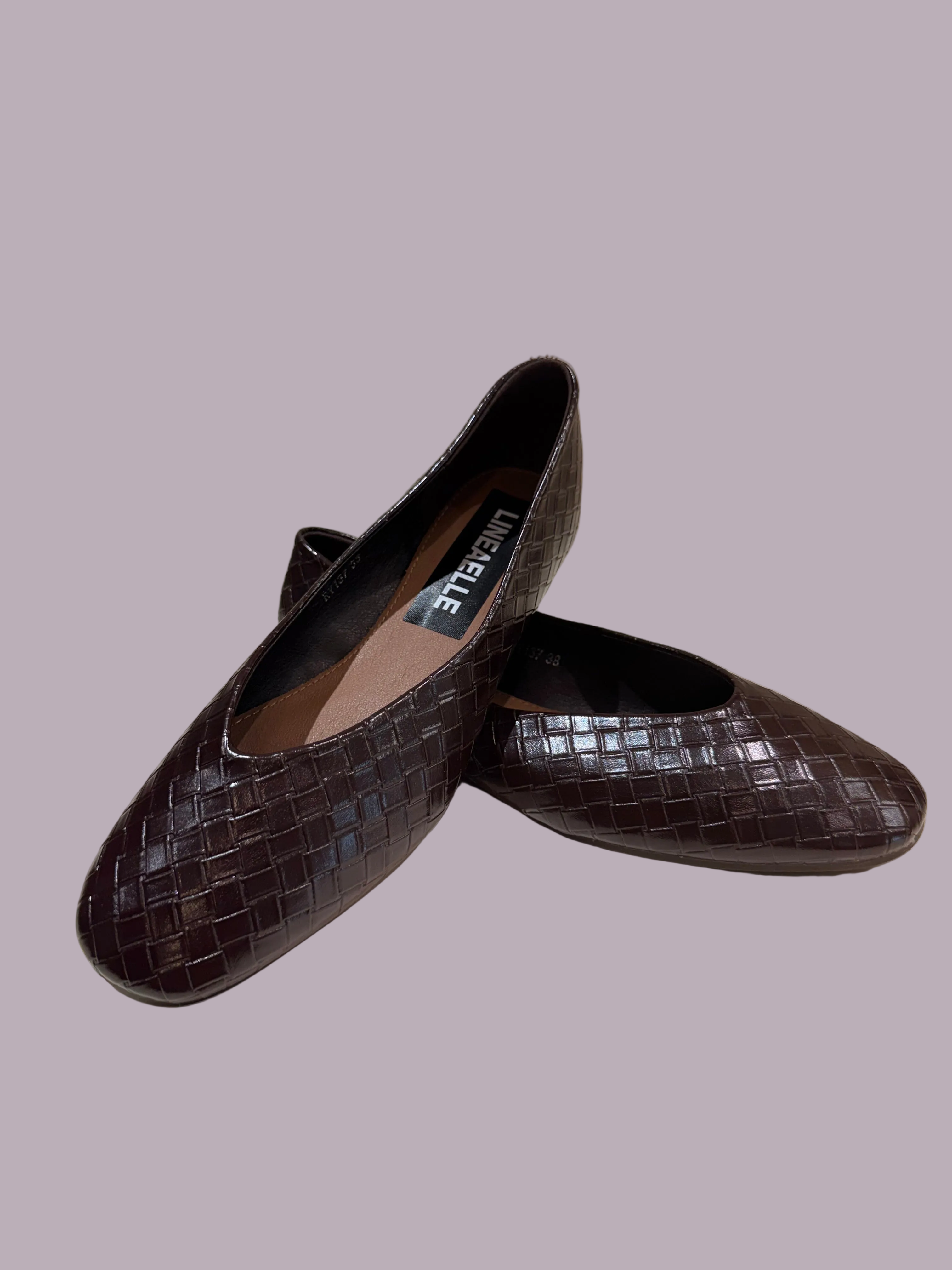 Linea Elle Ballerine T.Moro Intreccio stile Bottega 38