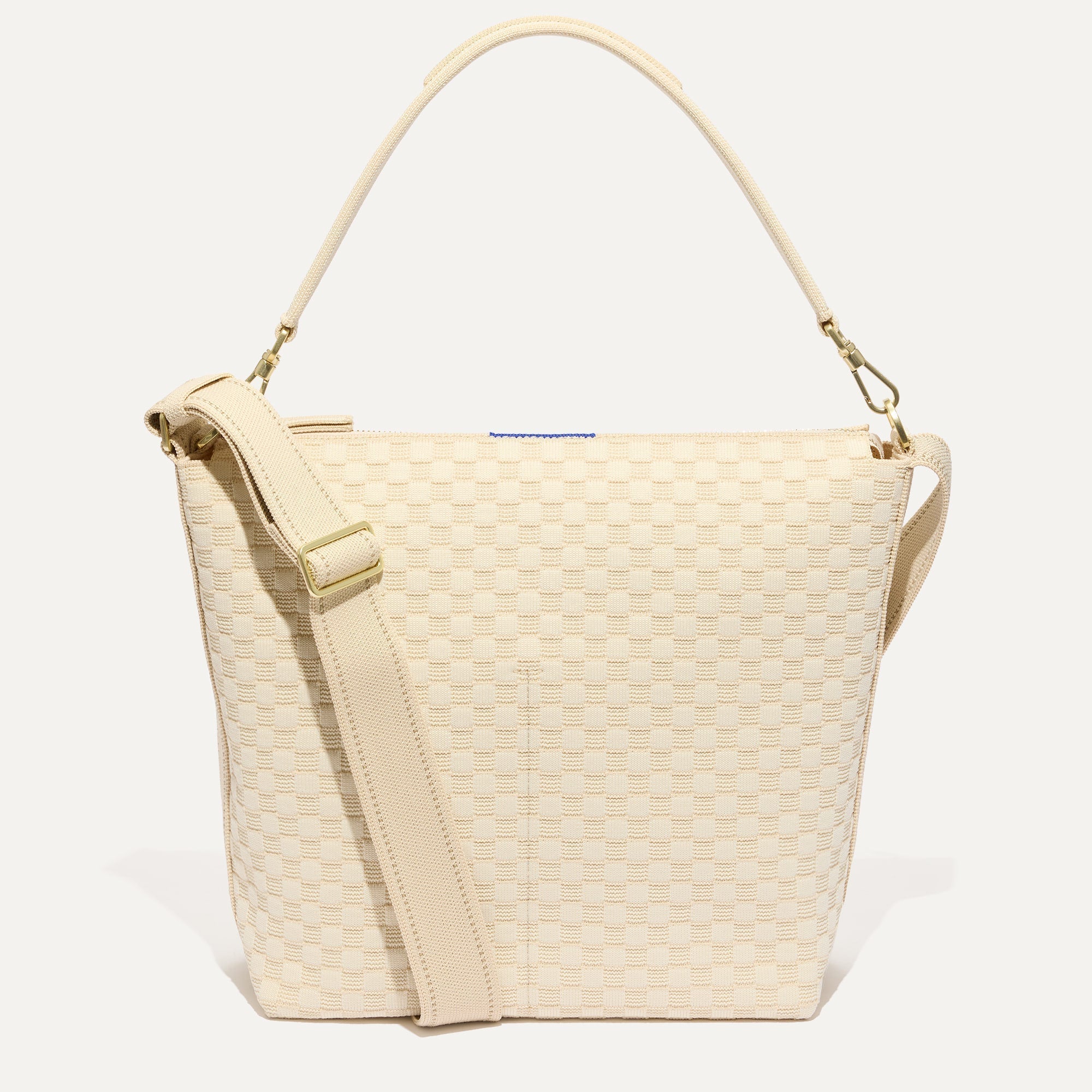 Rothy's Mini Zip Bucket borsa White Sand secchiello avorio