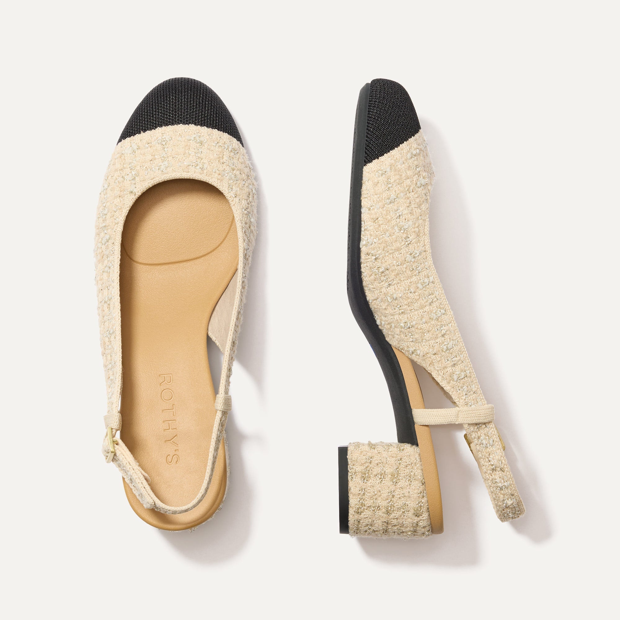 Rothy's The Heel Ballet slingback nere comode