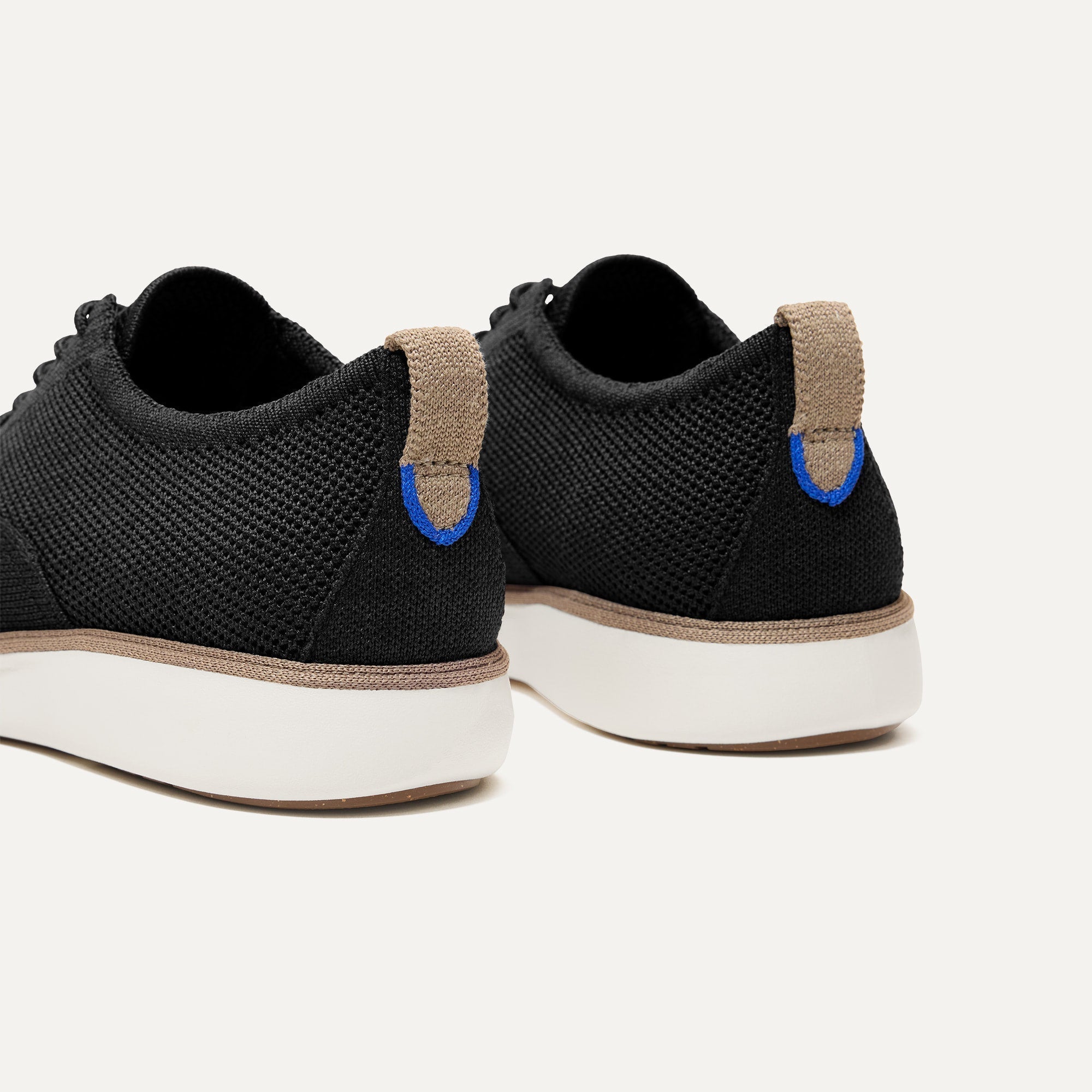 Rothy's The Oxford mocassini uomo Black nero maglia canapa