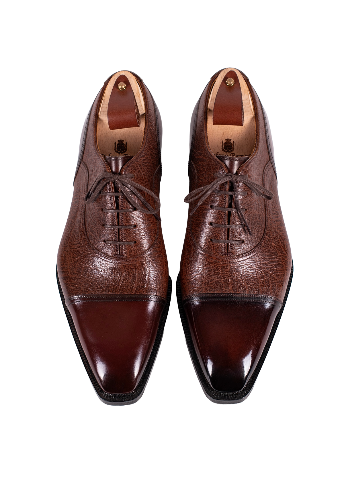 Stefano Bemer Oxfords T6322 Francesine Bicolore Pelle