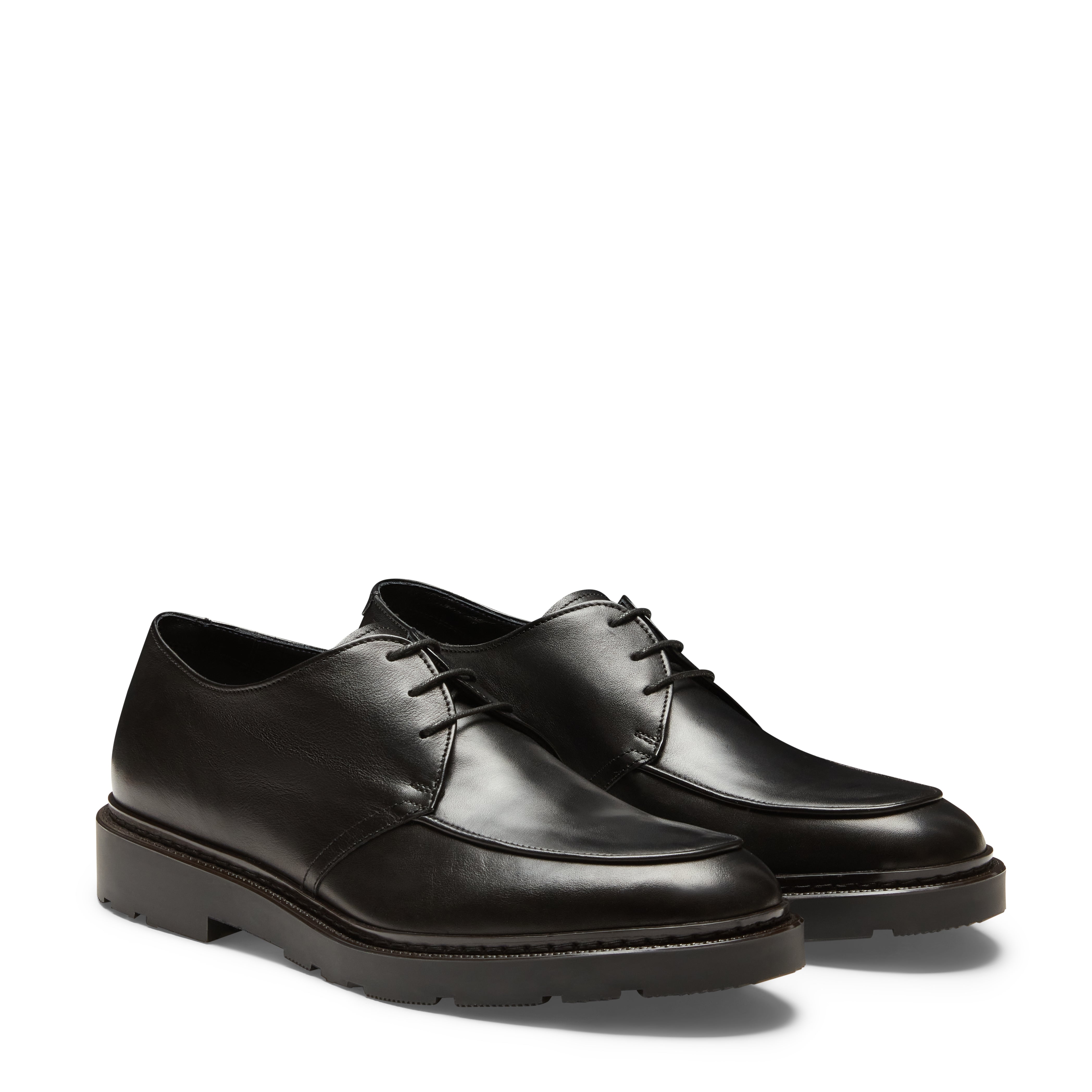 F.lli Rossetti 47320 derby uomo nero pelle liscia classica
