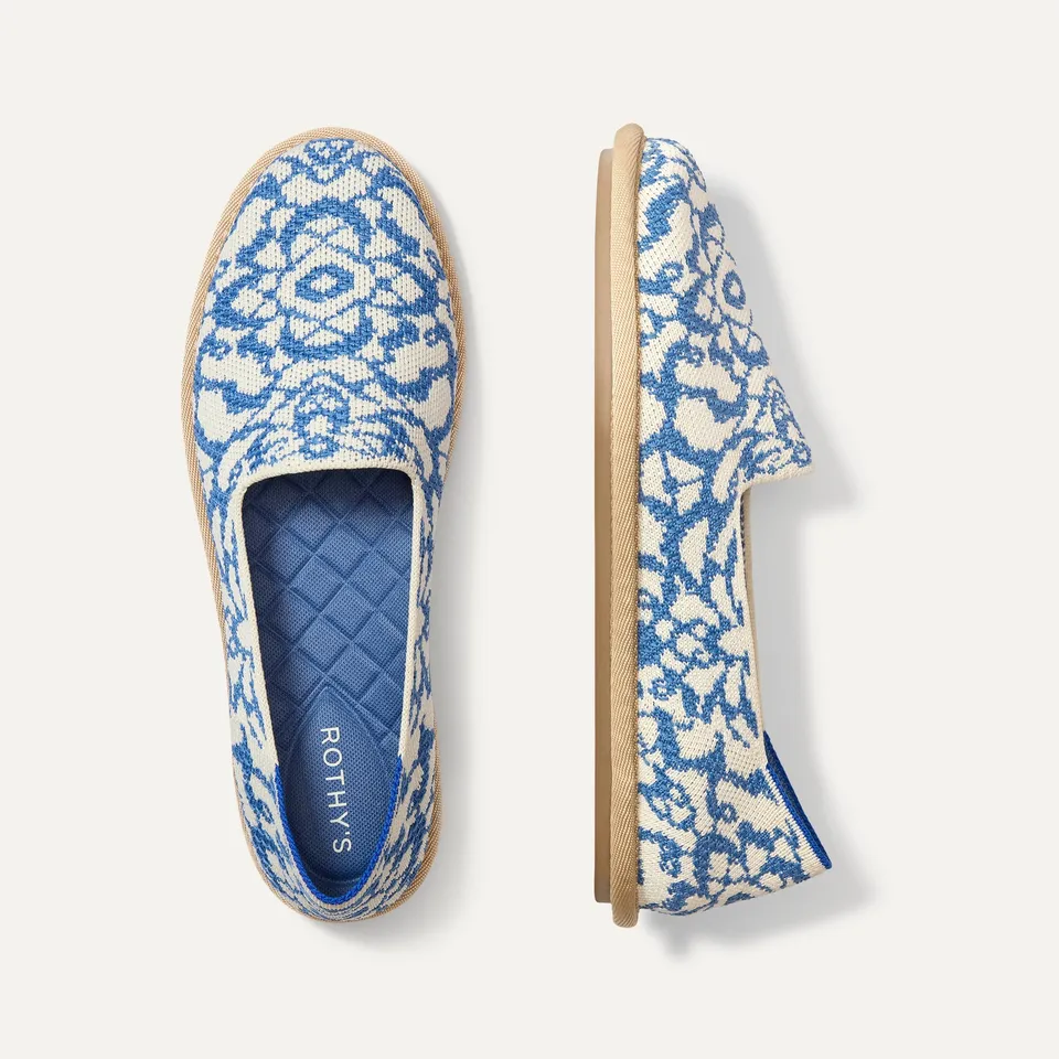 Rothy's The Cruiser Loafer mocassini Marine Bloom floreali
