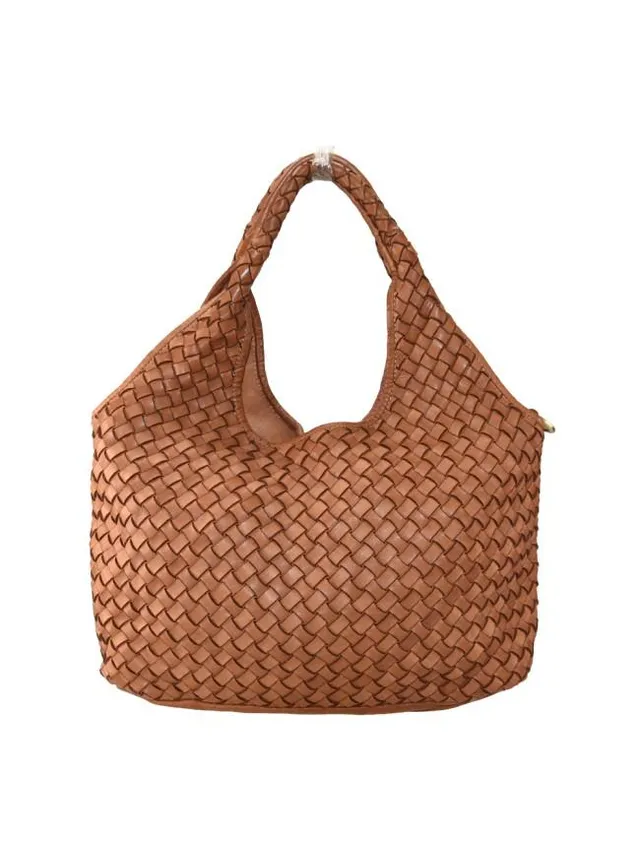 Sandro Barbera Borse VD59865 borsa a spalla pelle cuoio intrecciata