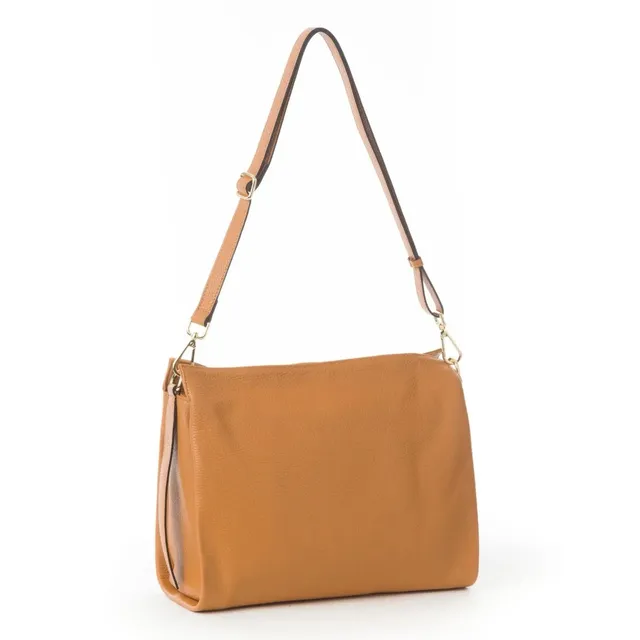 Sandro Barbera Portafogli C17 borsa pelle cognac capiente