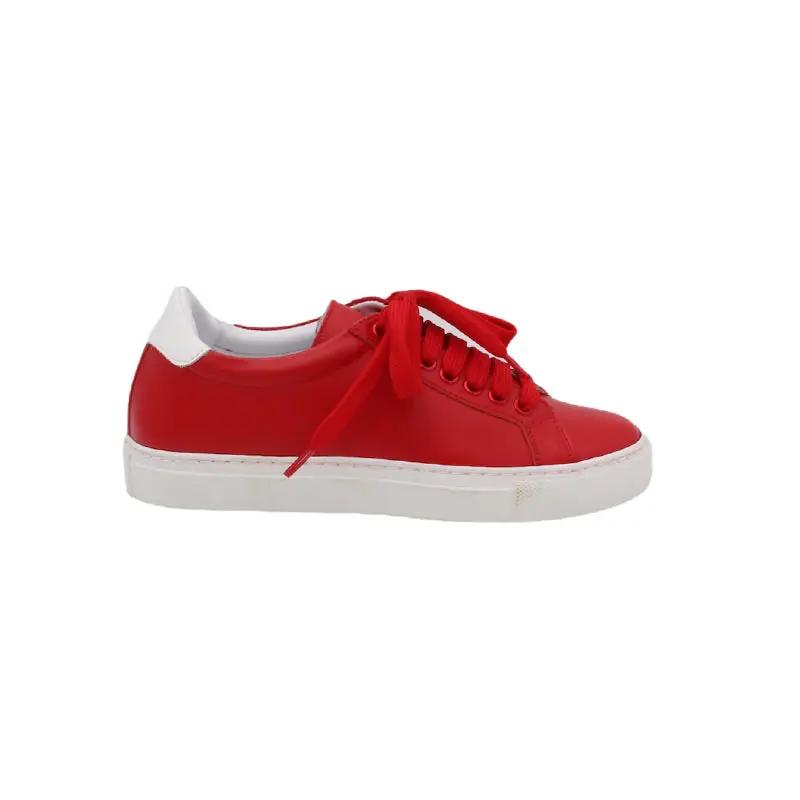 Sandro Barbera & Figli VA9 Basic sneakers donna ginger bianco pelle