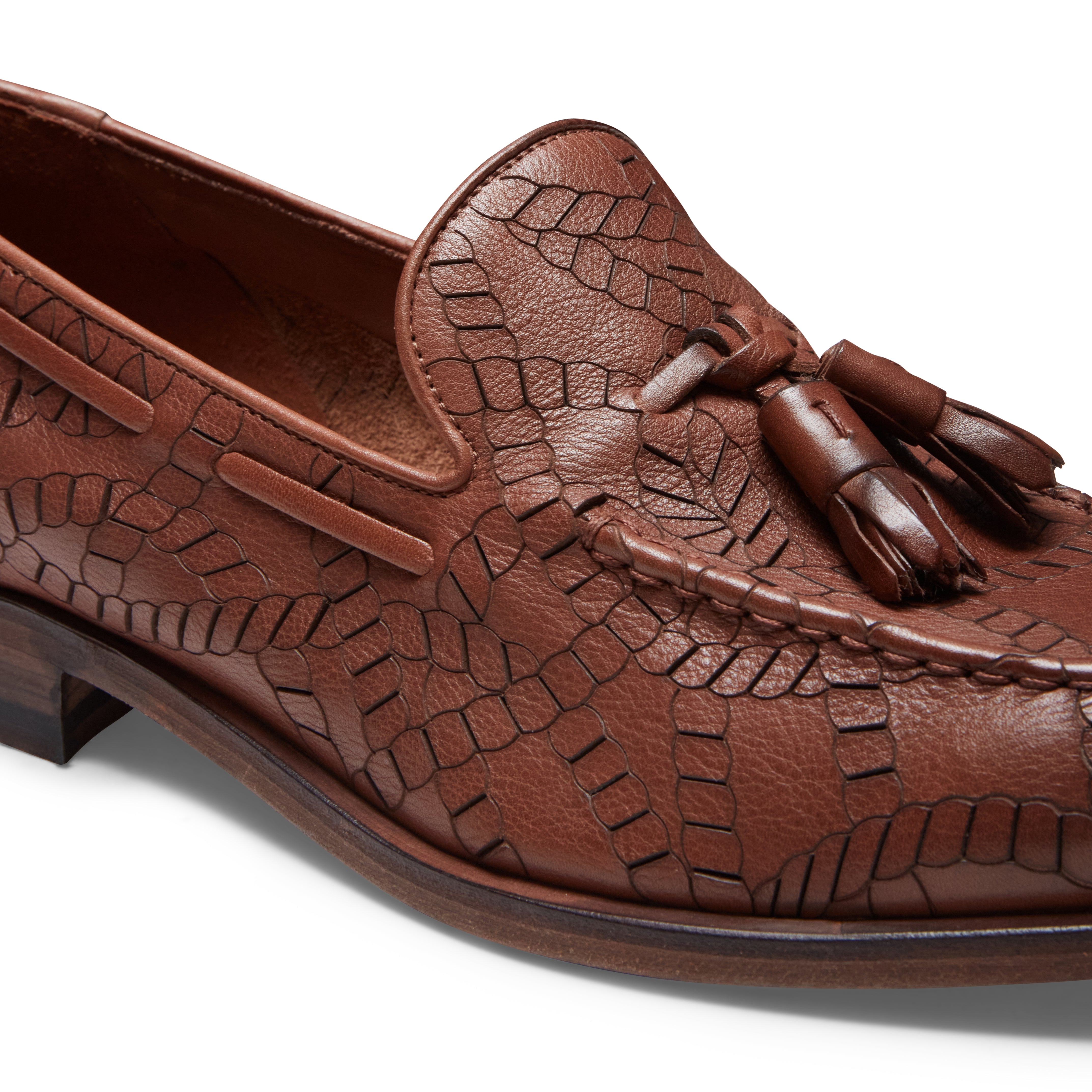 F.lli Rossetti Brera 15161 mocassino uomo mandorla laser