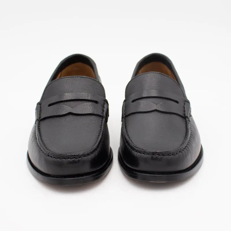 Sandro Barbera 0405 mocassino uomo nero in pelle