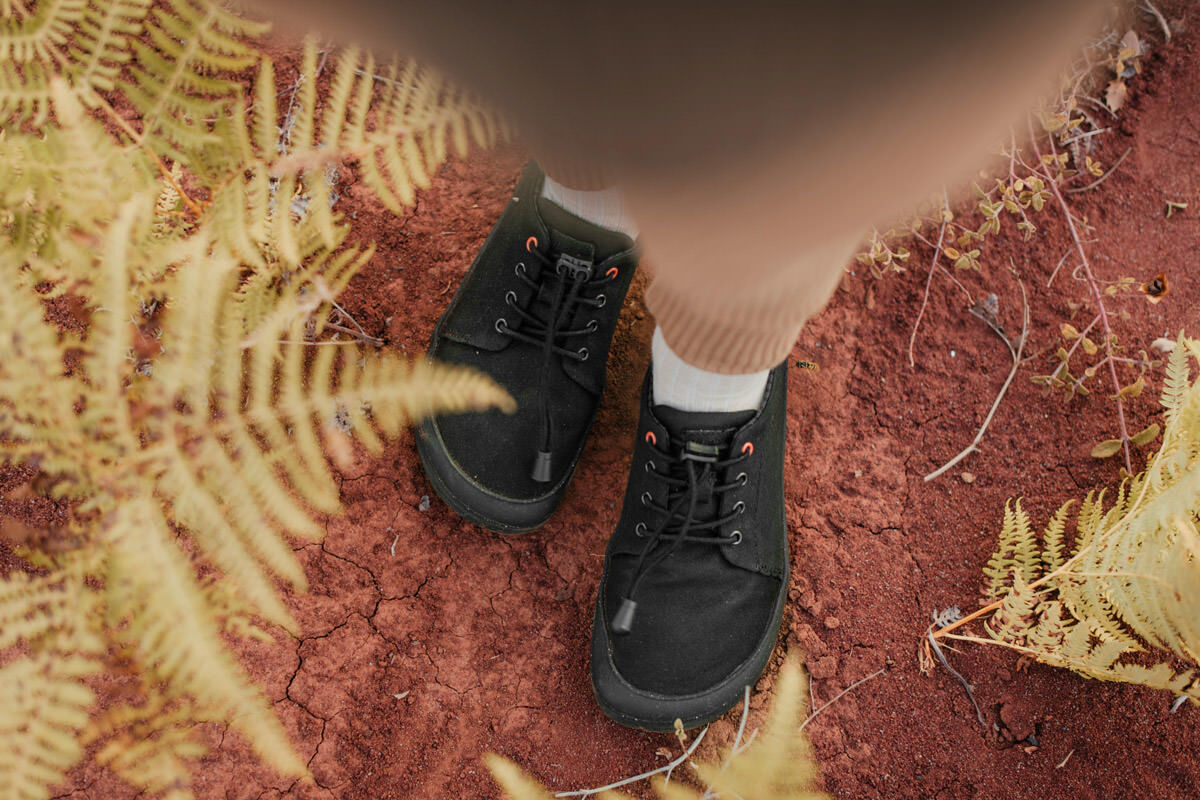 Wildling Shoes Fundois scarpe barefoot bimbo nere EU 23-35