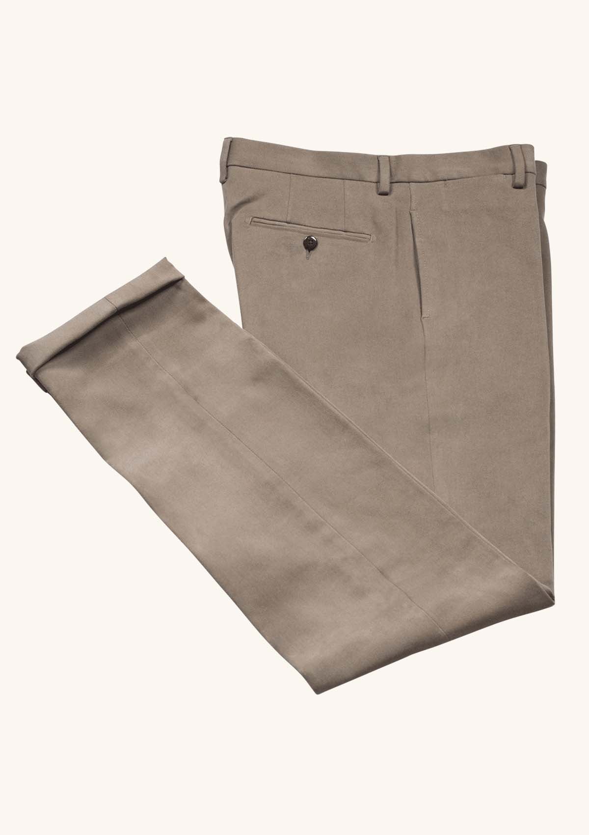 Stefano Bemer Trousers SV3065 pantaloni cotone taupe