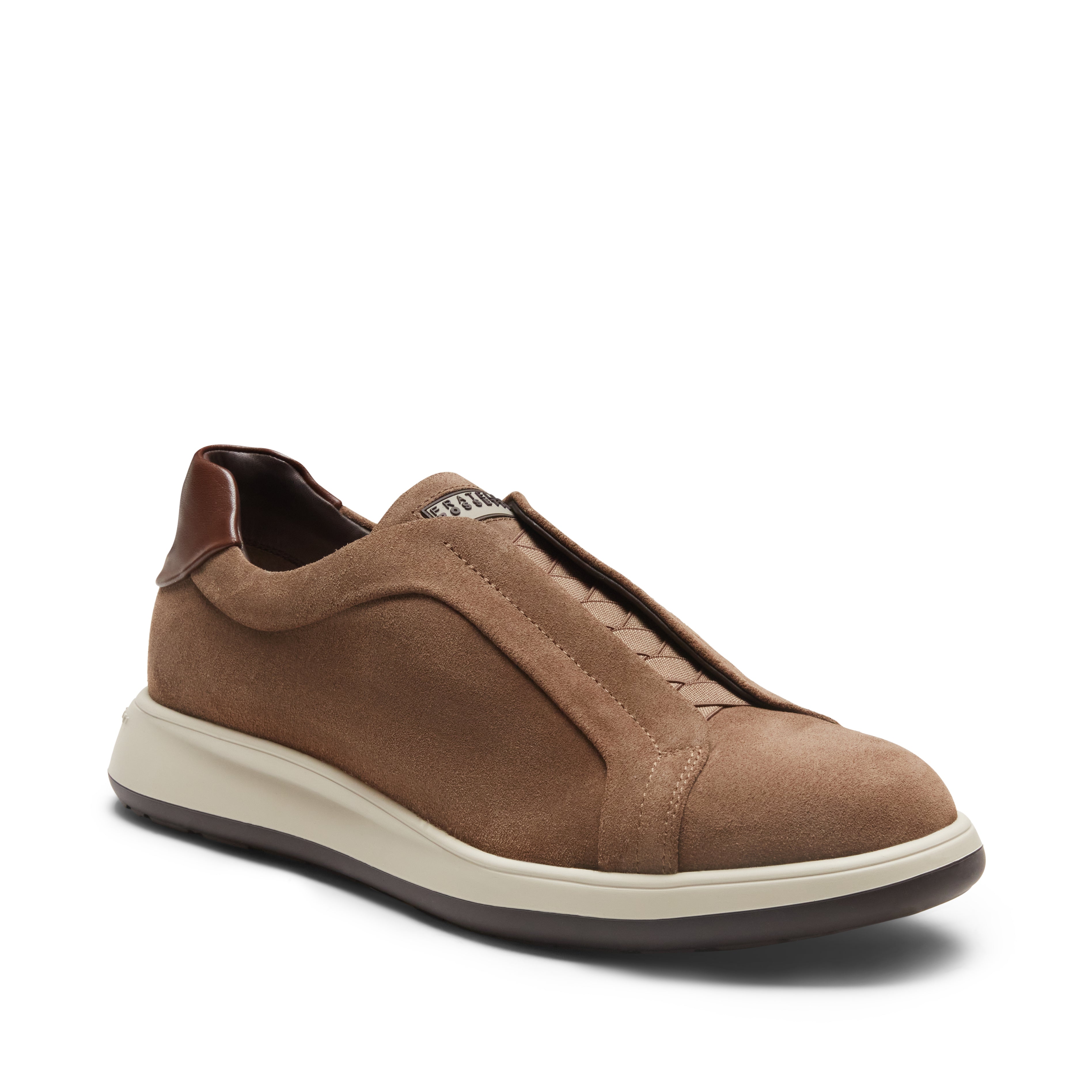 F.lli Rossetti Sneaker Suede Uomo Fango Idrorepellente Slip On
