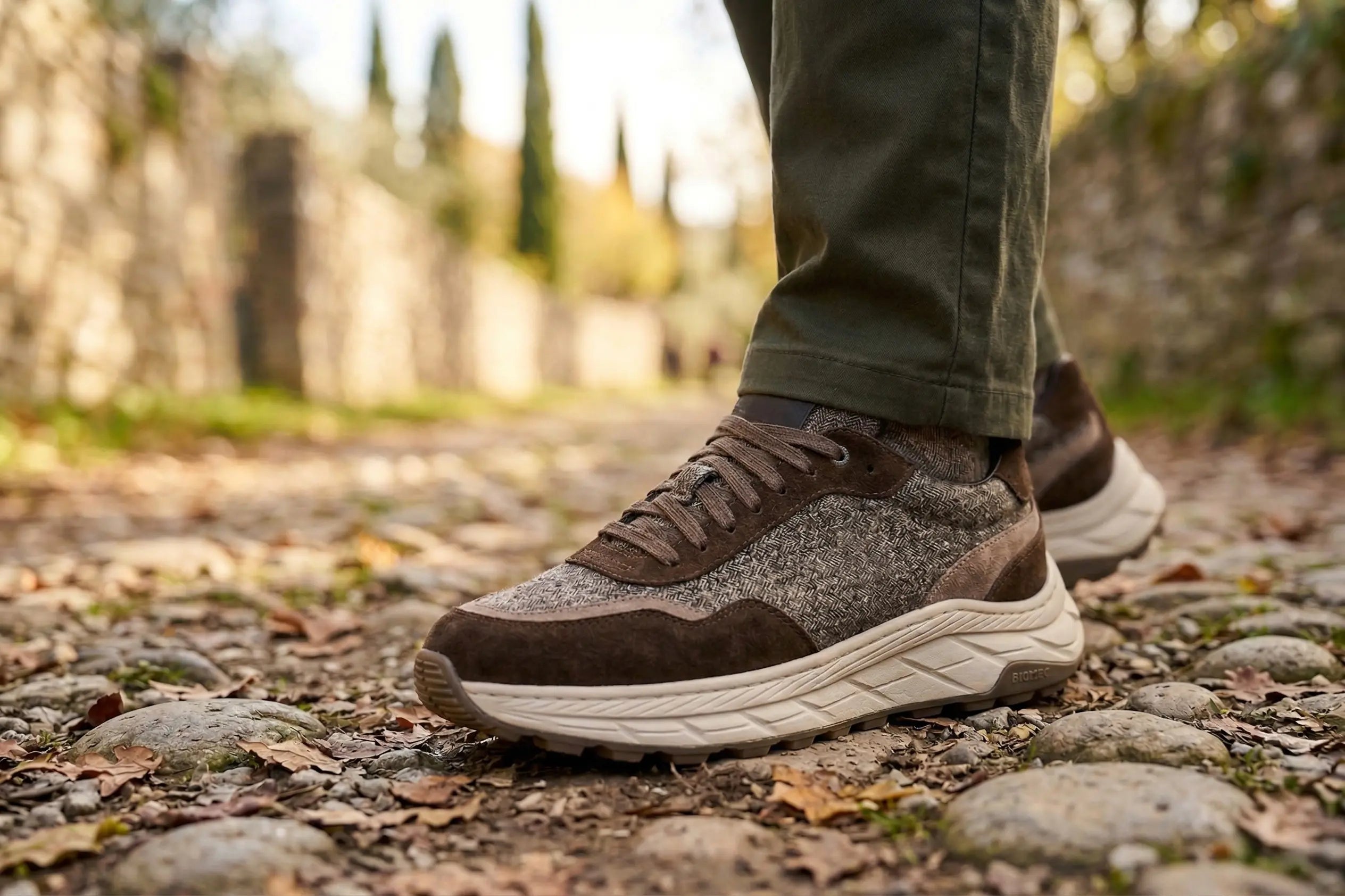 Sandro Barbera Wooly Runix Sneaker lana marrone EU 40